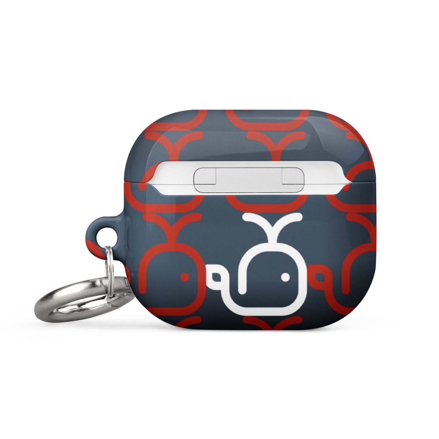 Case for AirPods® Whales Red/Blue