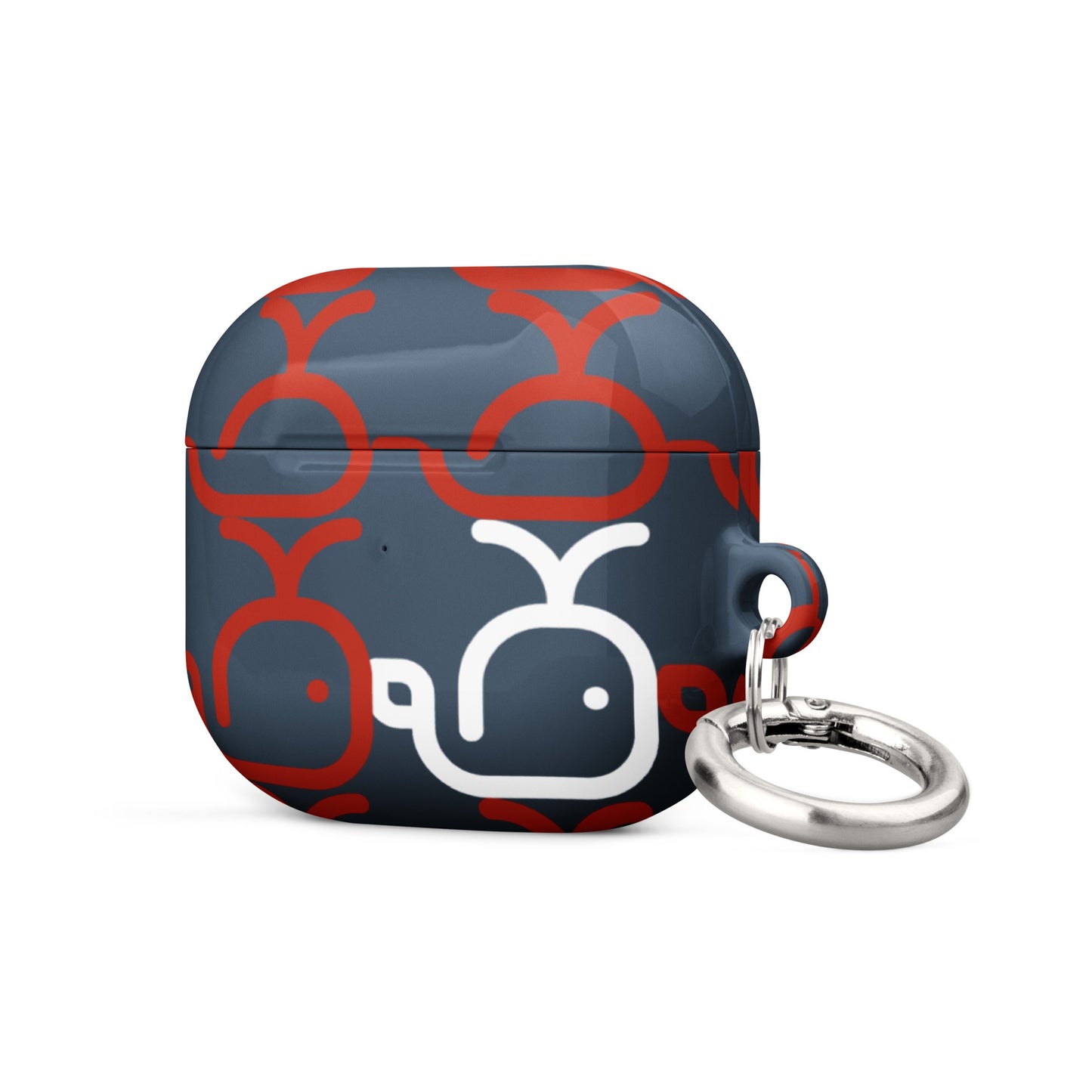 Case for AirPods® Whales Red/Blue