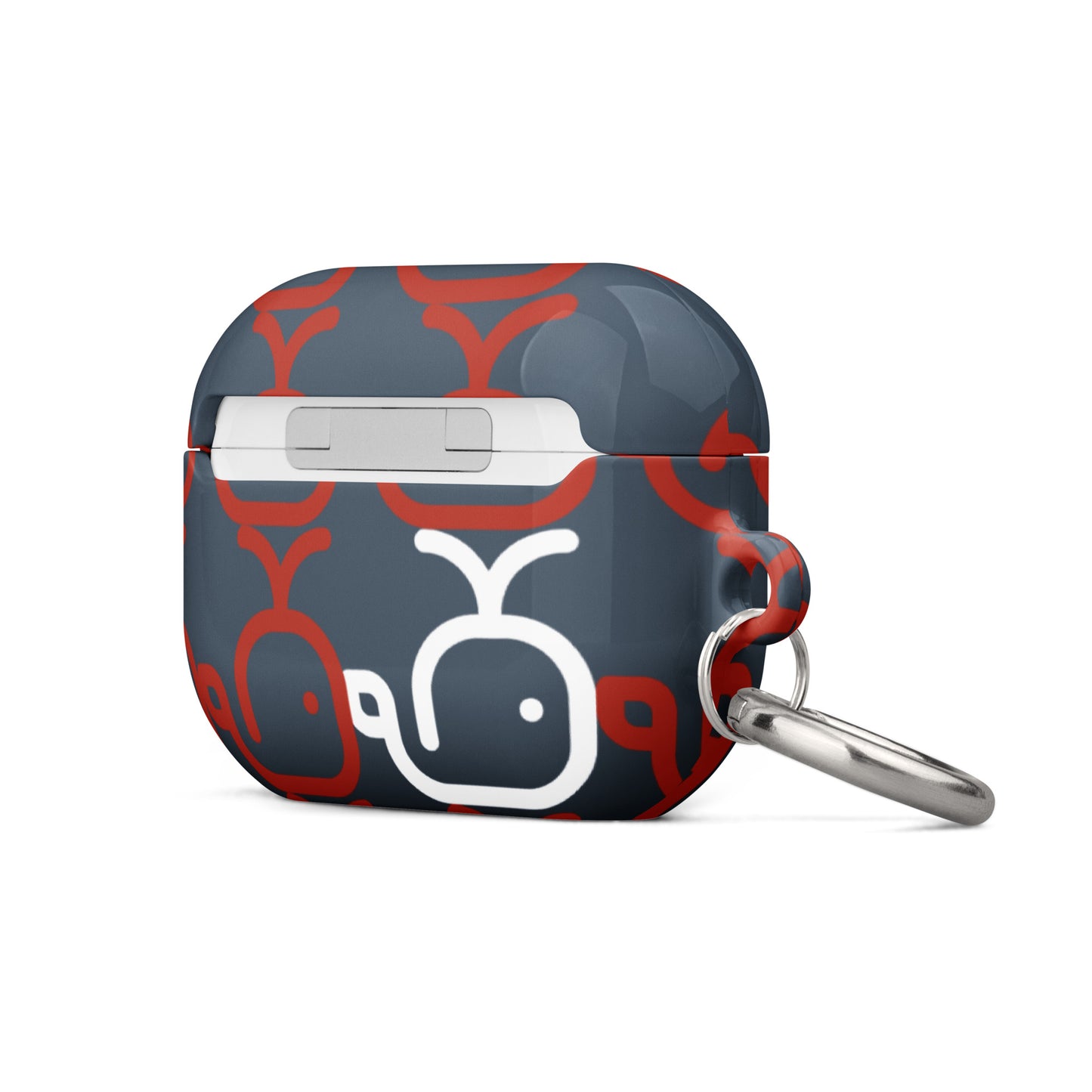 Case for AirPods® Whales Red/Blue