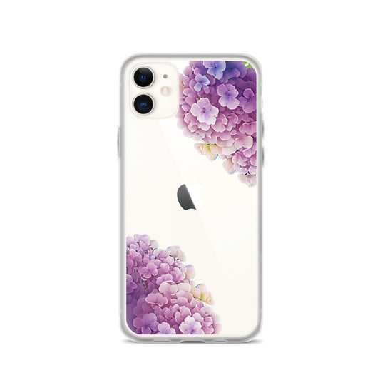 Clear Case for iPhone® : Hydrangea