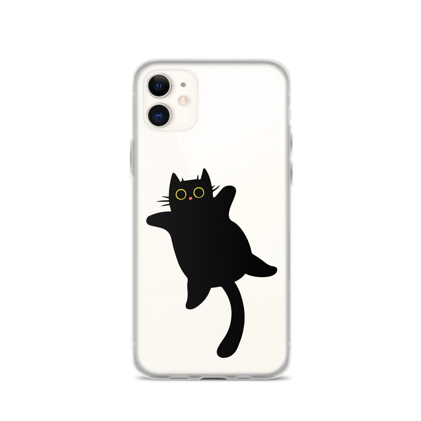 Clear Case for iPhone® Cat Belly Rub