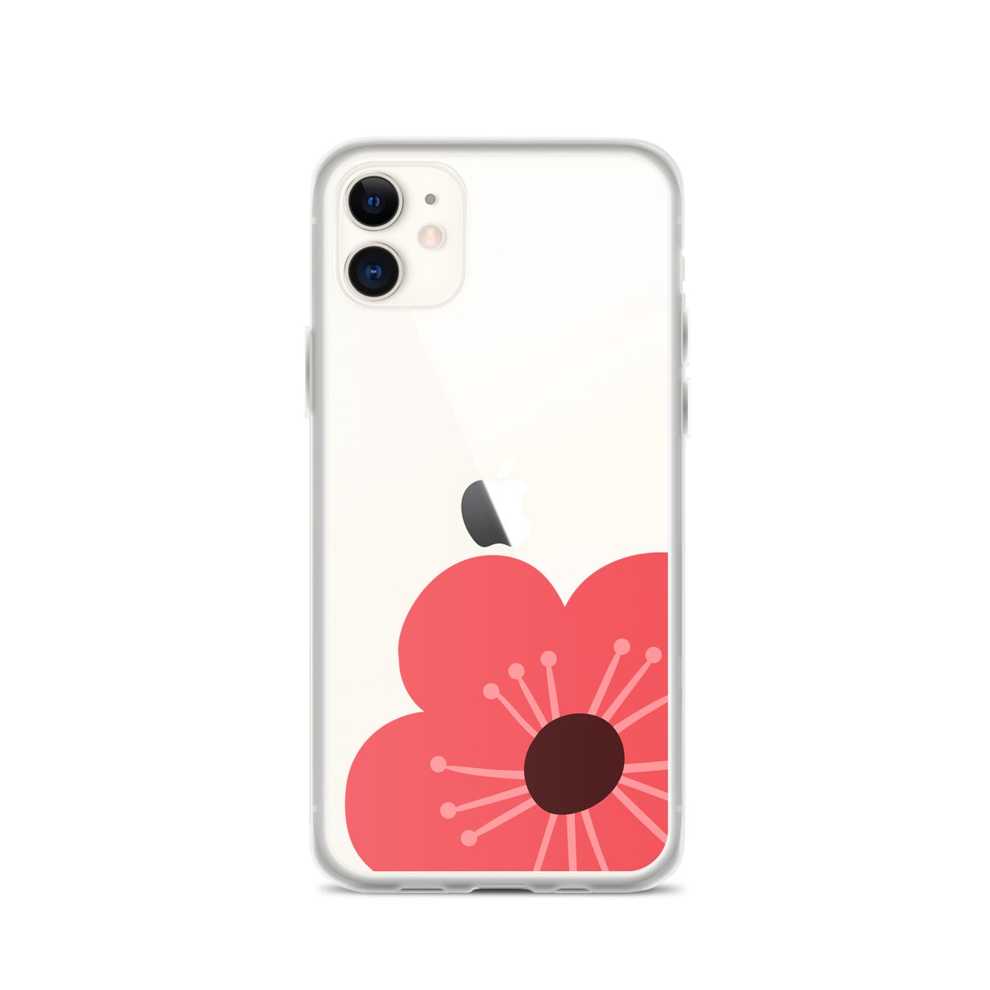 Clear Case for iPhone® Flower