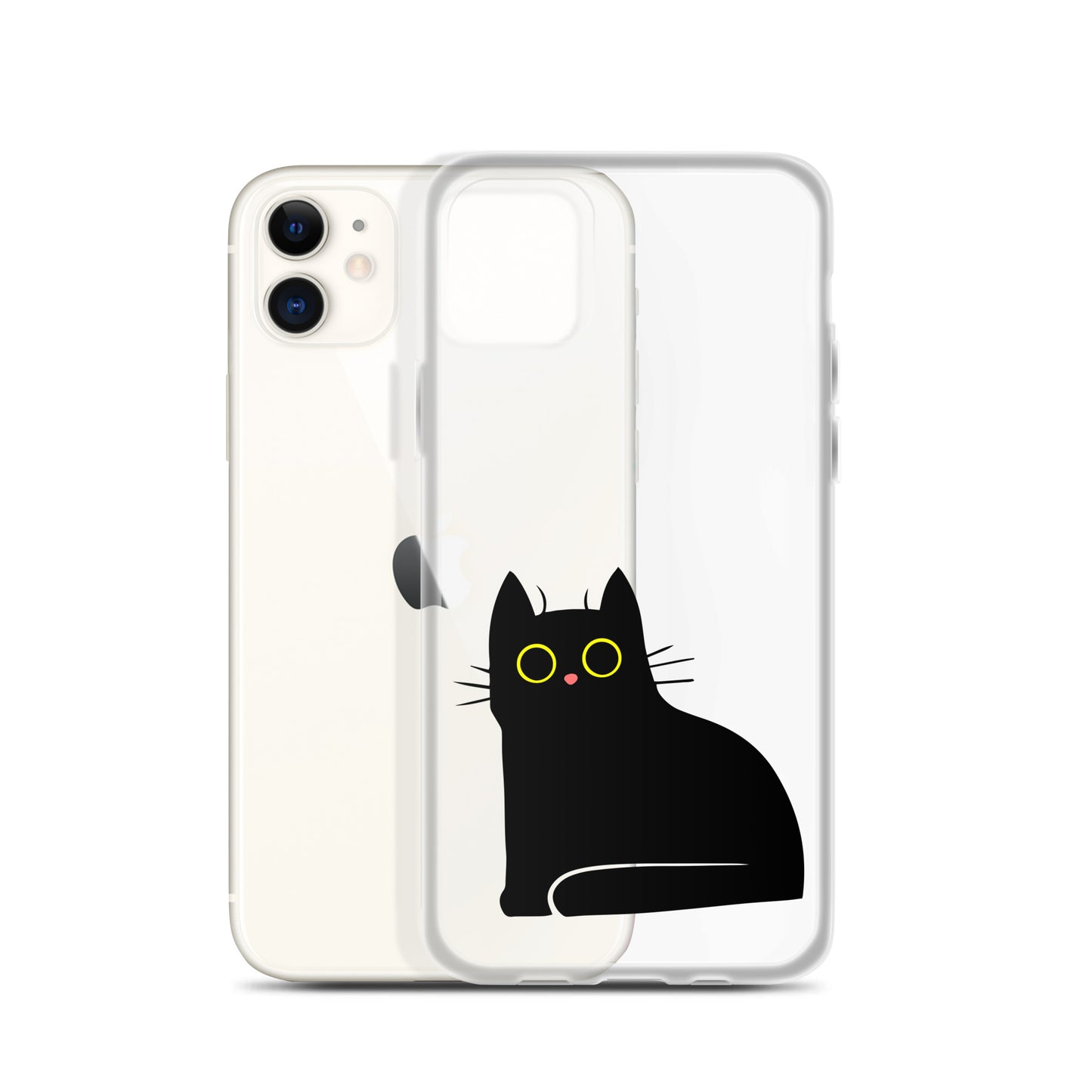Clear Case for iPhone® Cat Sit