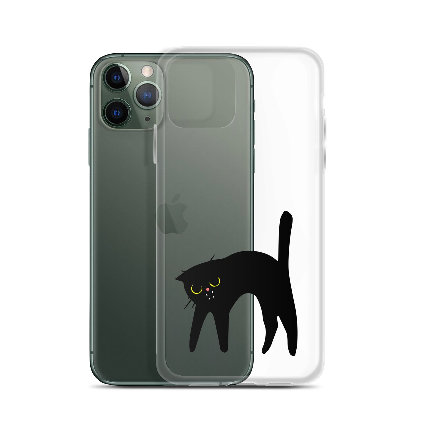 Clear Case for iPhone® Mad Cat