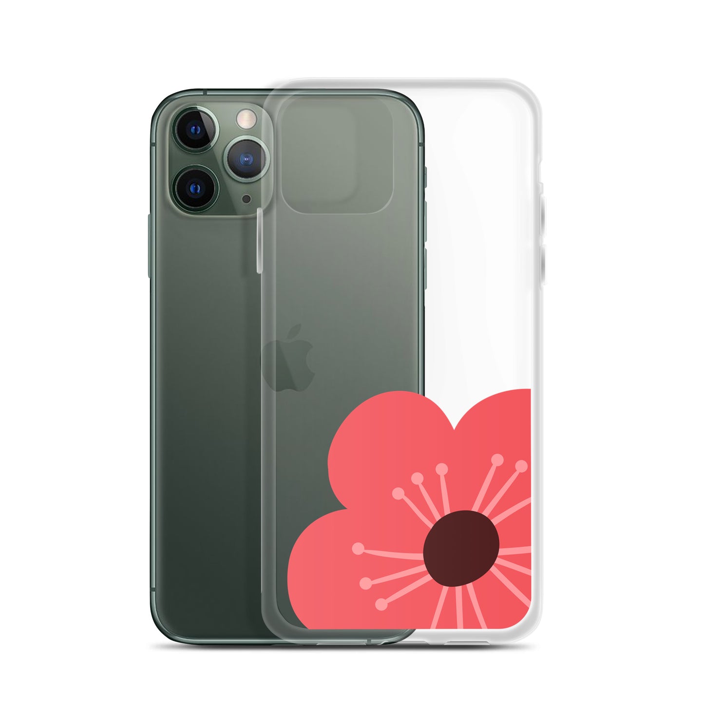 Clear Case for iPhone® Flower