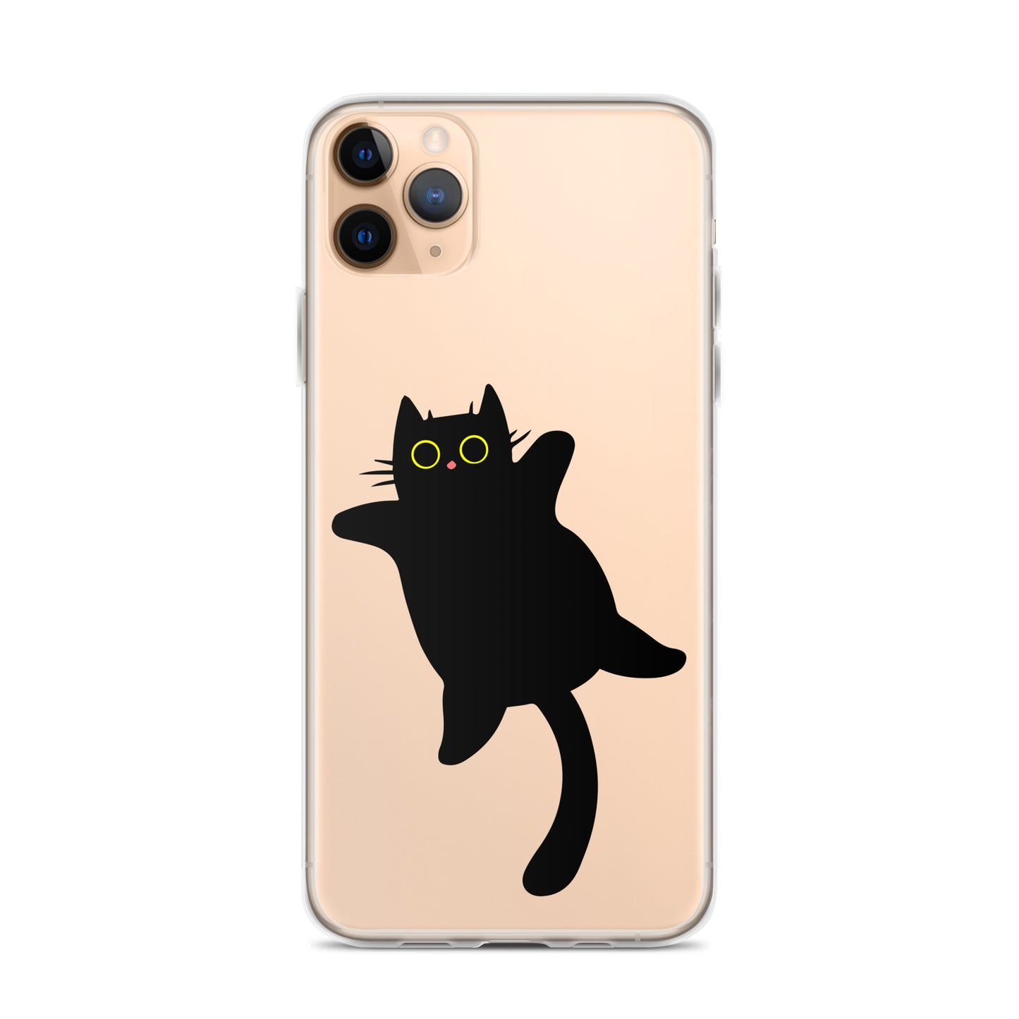 Clear Case for iPhone® Cat Belly Rub