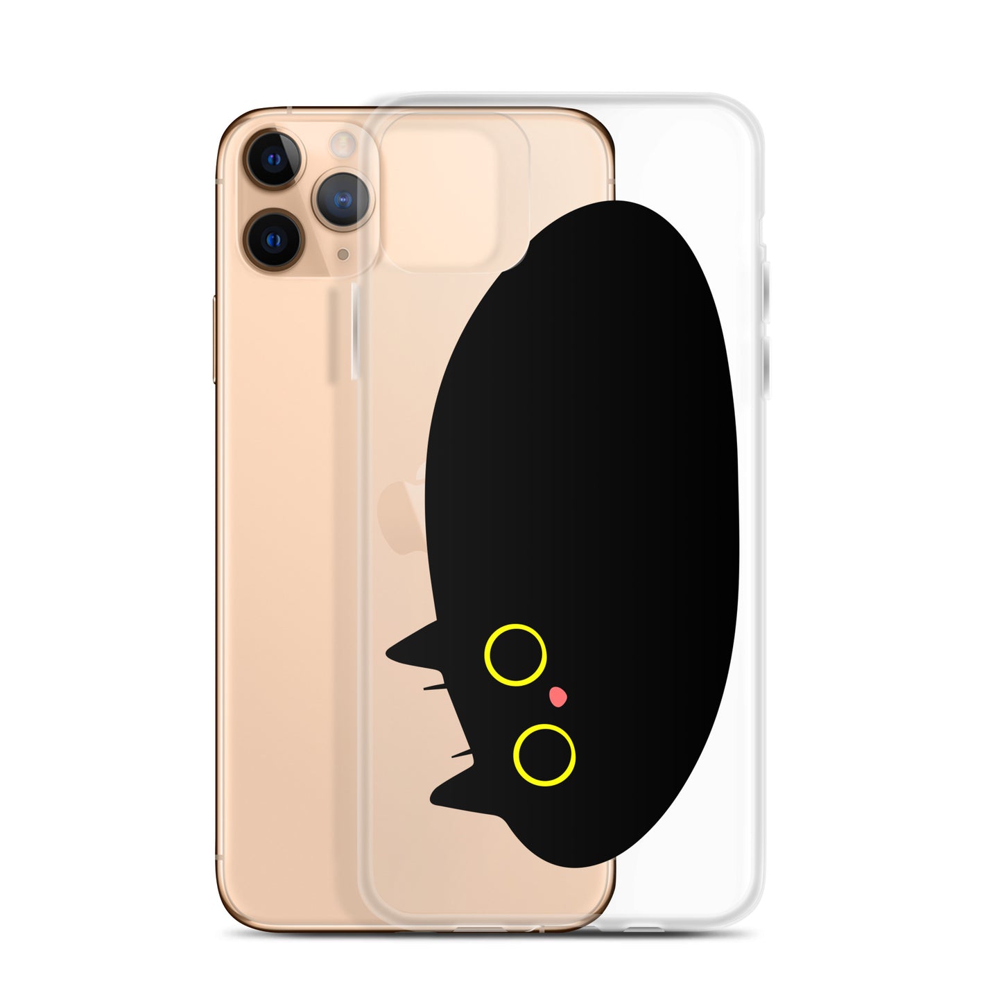 Clear Case for iPhone® Cat Puddle