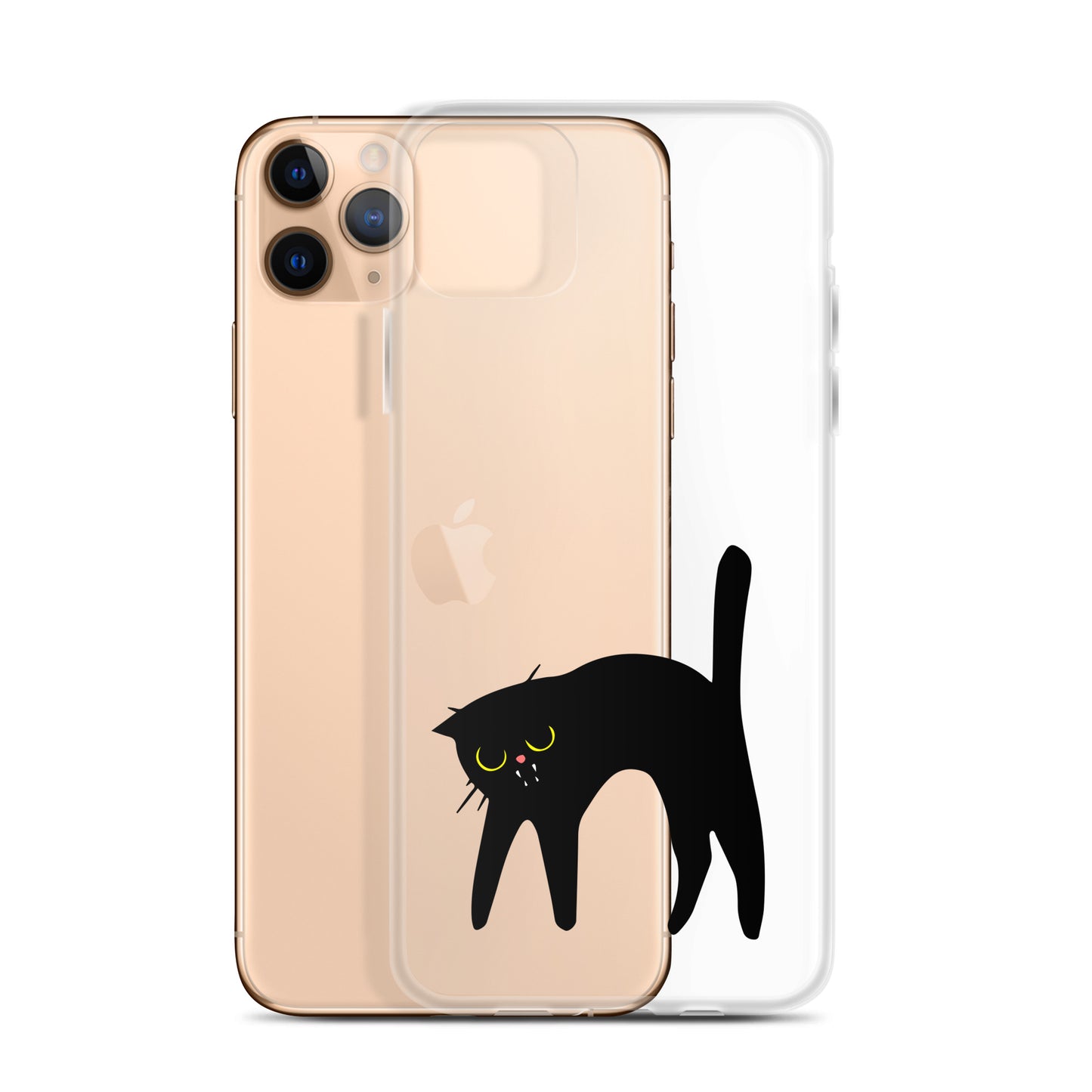 Clear Case for iPhone® Mad Cat