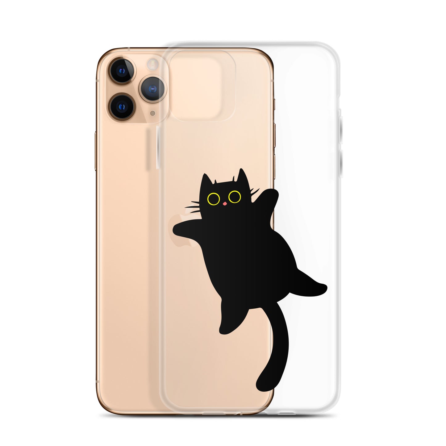 Clear Case for iPhone® Cat Belly Rub