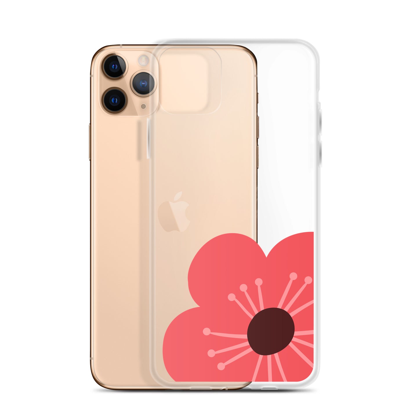 Clear Case for iPhone® Flower