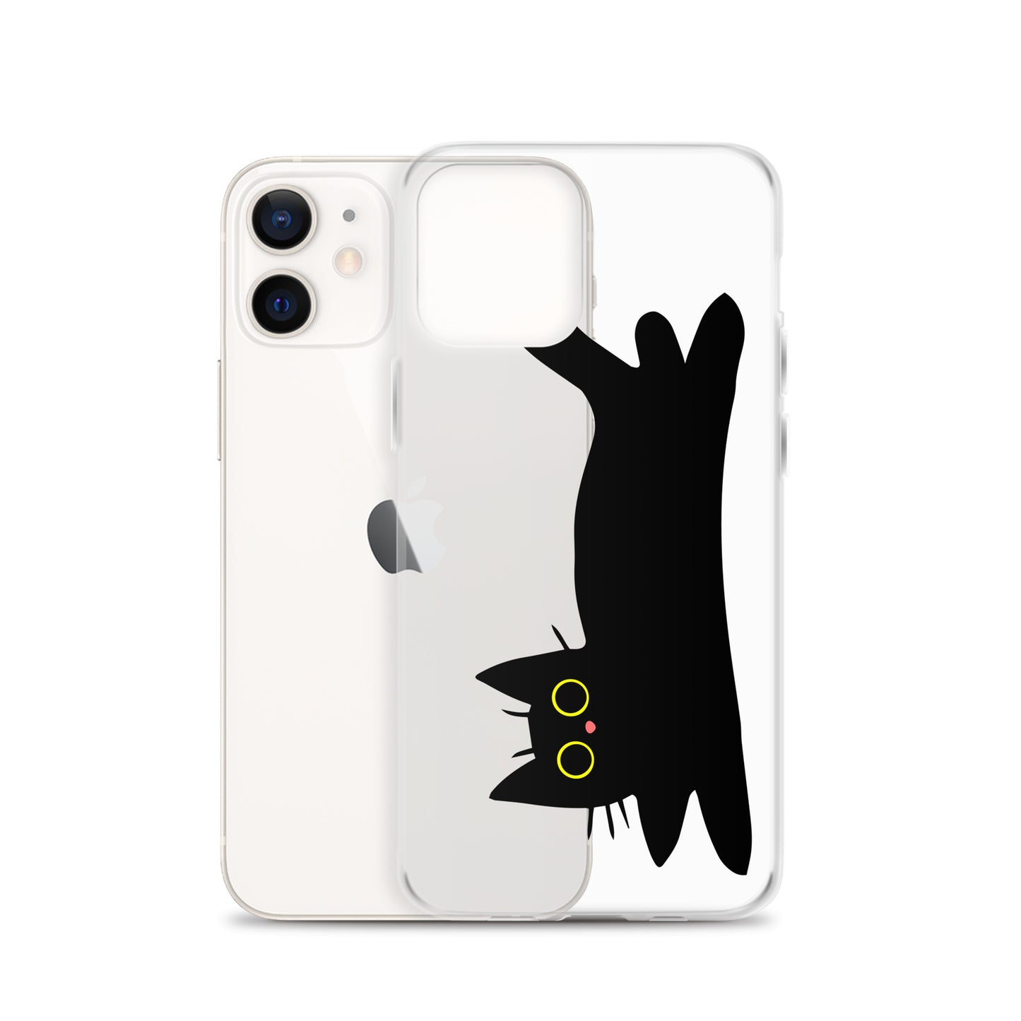 Clear Case for iPhone® Black Cat