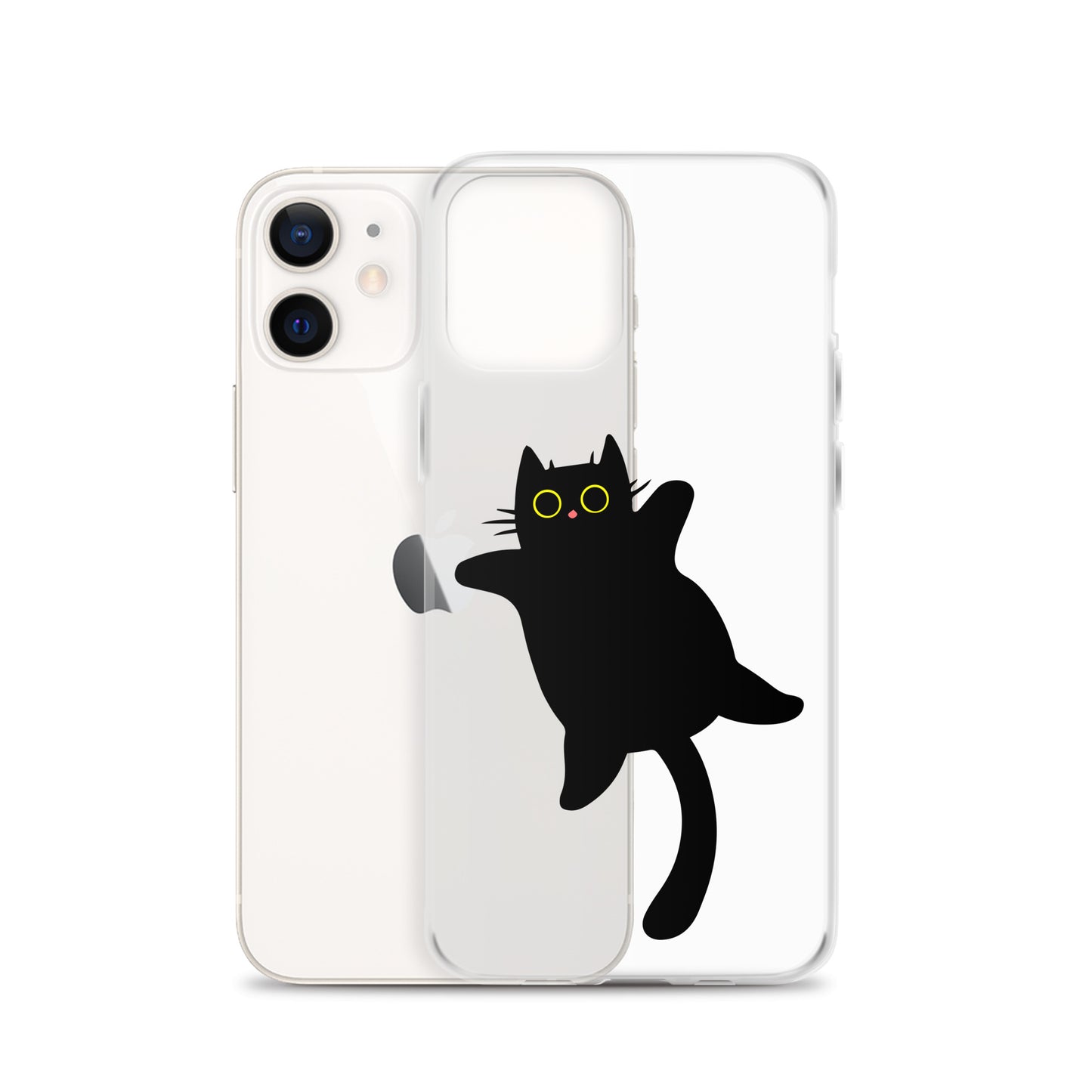 Clear Case for iPhone® Cat Belly Rub