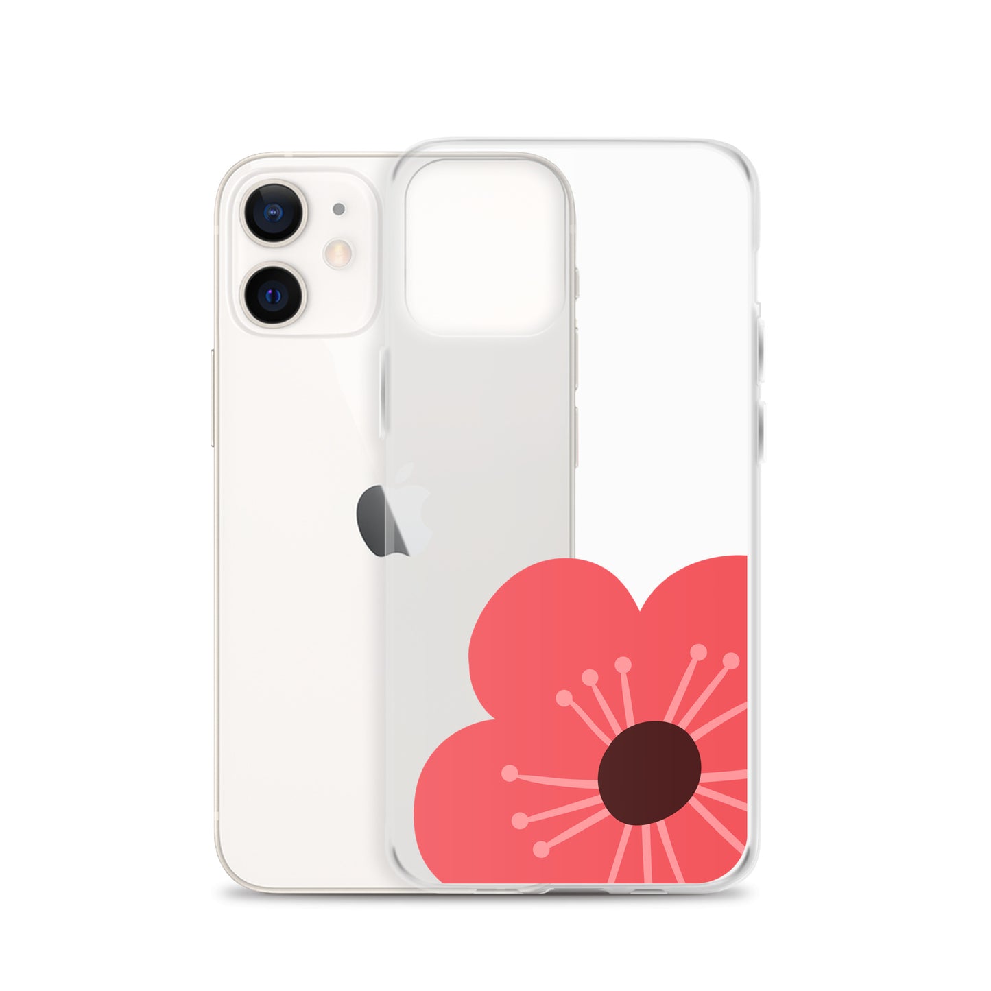 Clear Case for iPhone® Flower