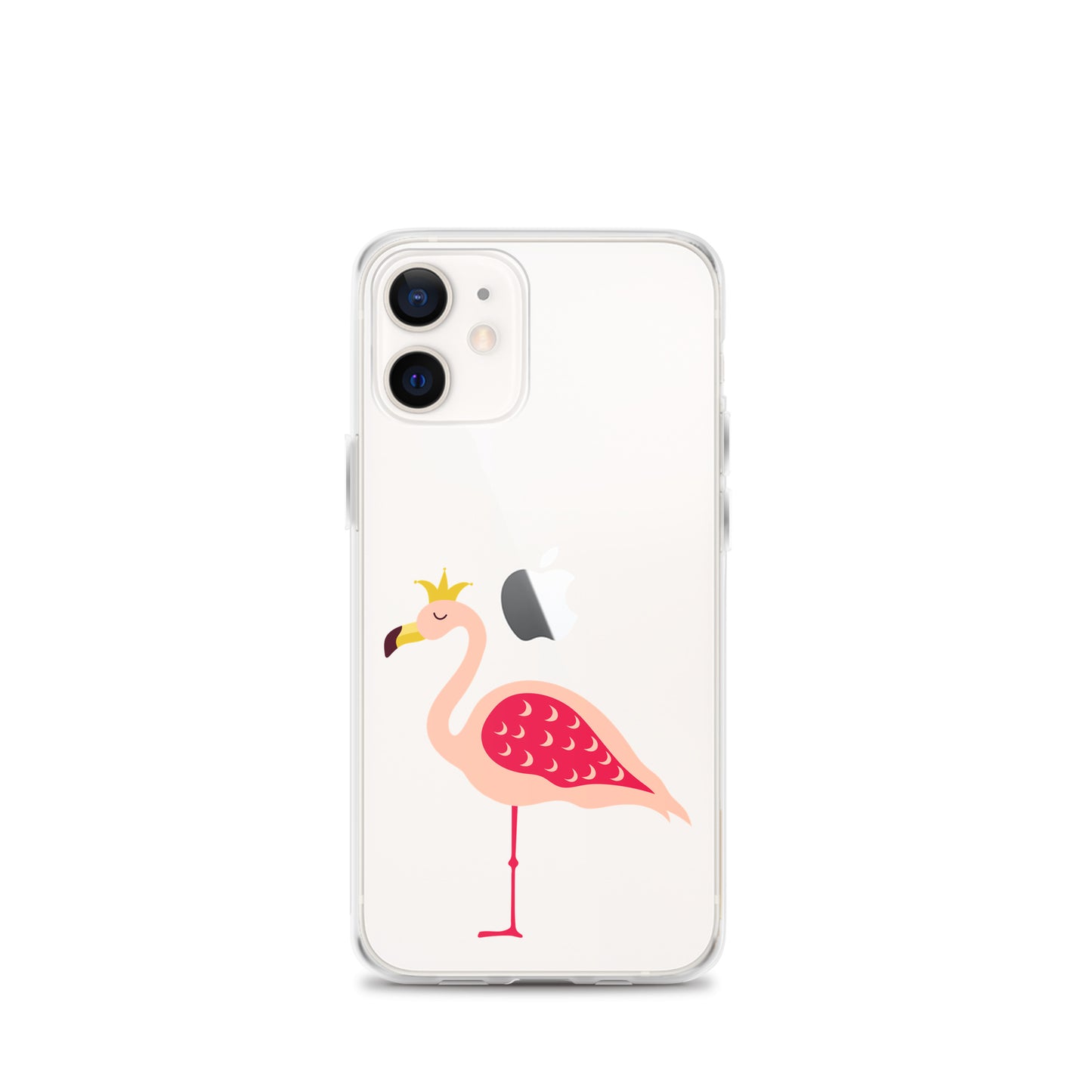 Clear Case for iPhone® Queen Flamingo