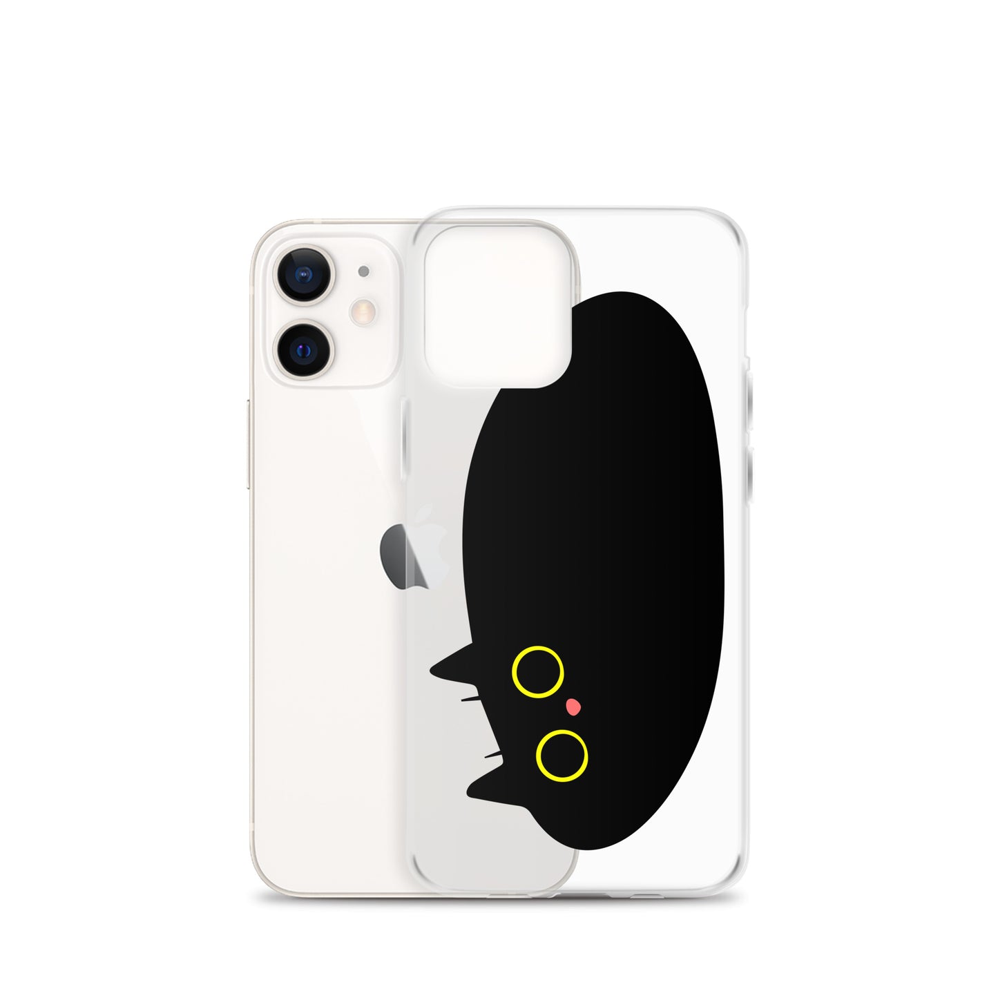 Clear Case for iPhone® Cat Puddle