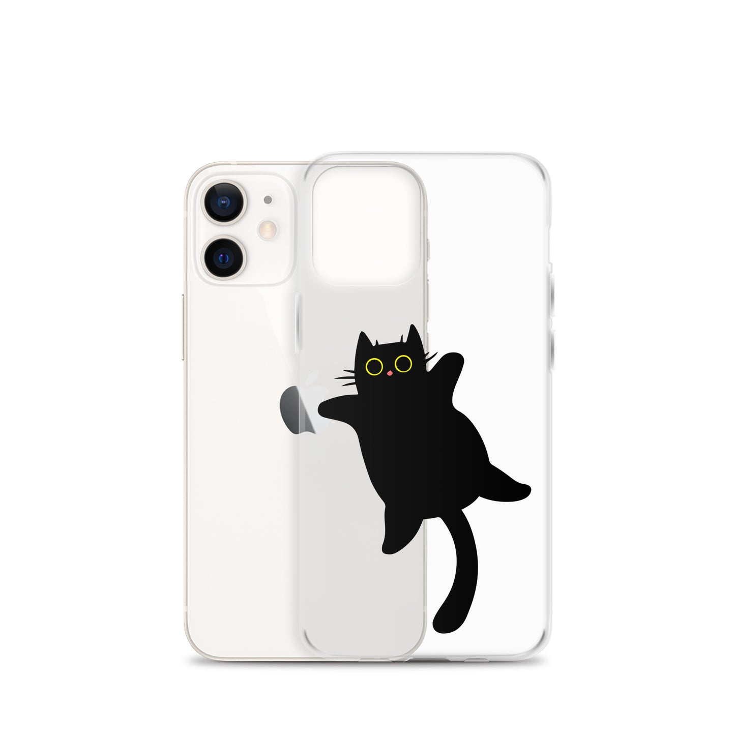 Clear Case for iPhone® Cat Belly Rub