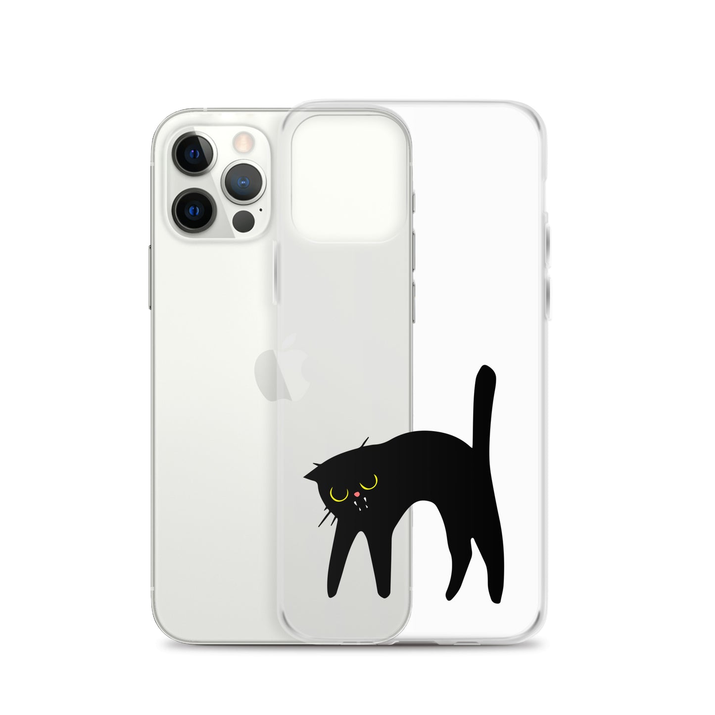 Clear Case for iPhone® Mad Cat