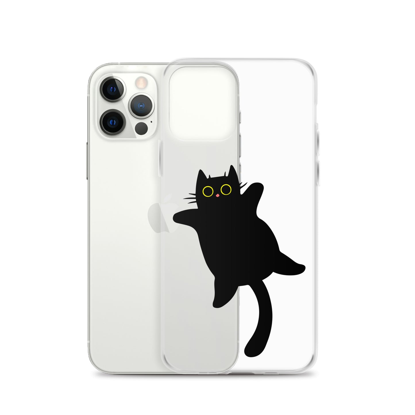 Clear Case for iPhone® Cat Belly Rub