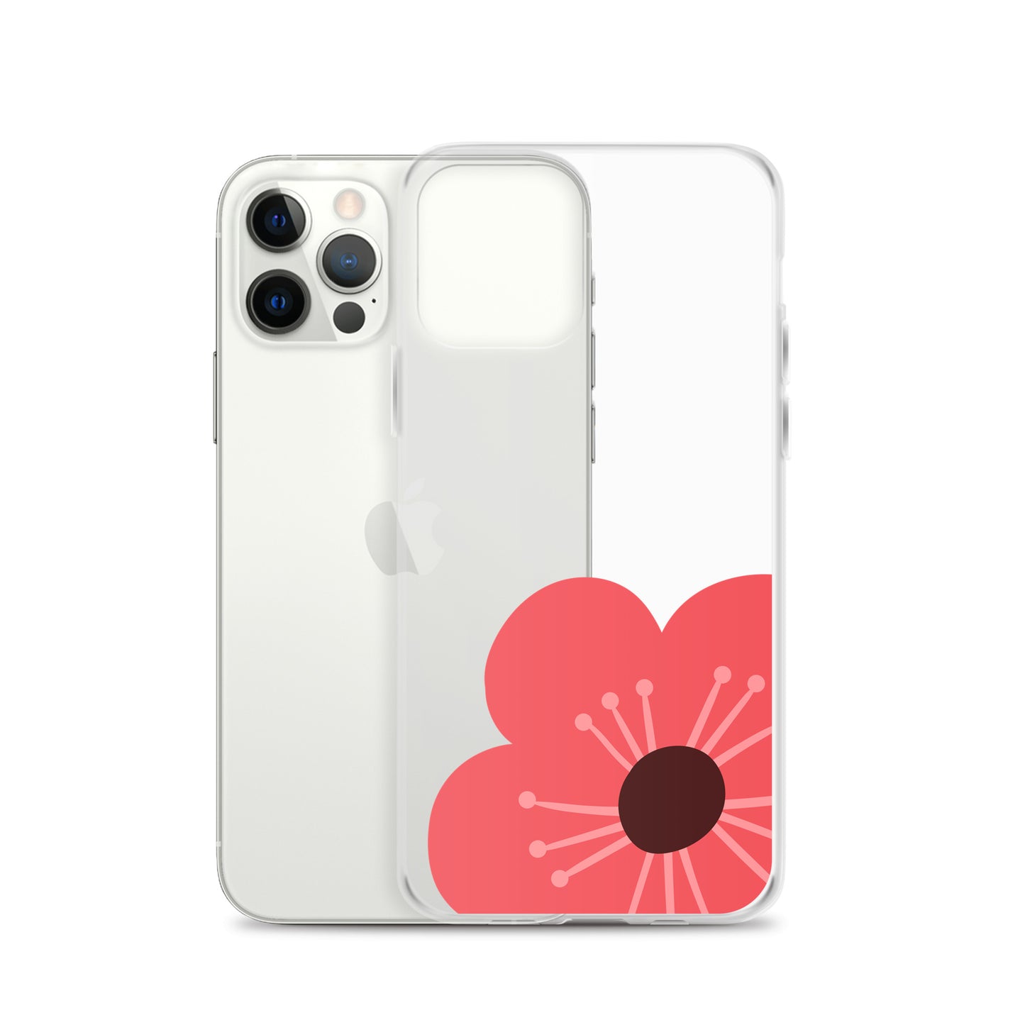 Clear Case for iPhone® Flower