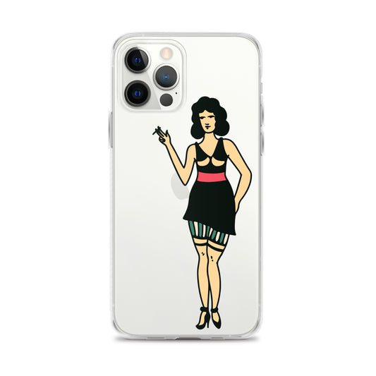 Clear Case for iPhone® Tattoo Woman 2