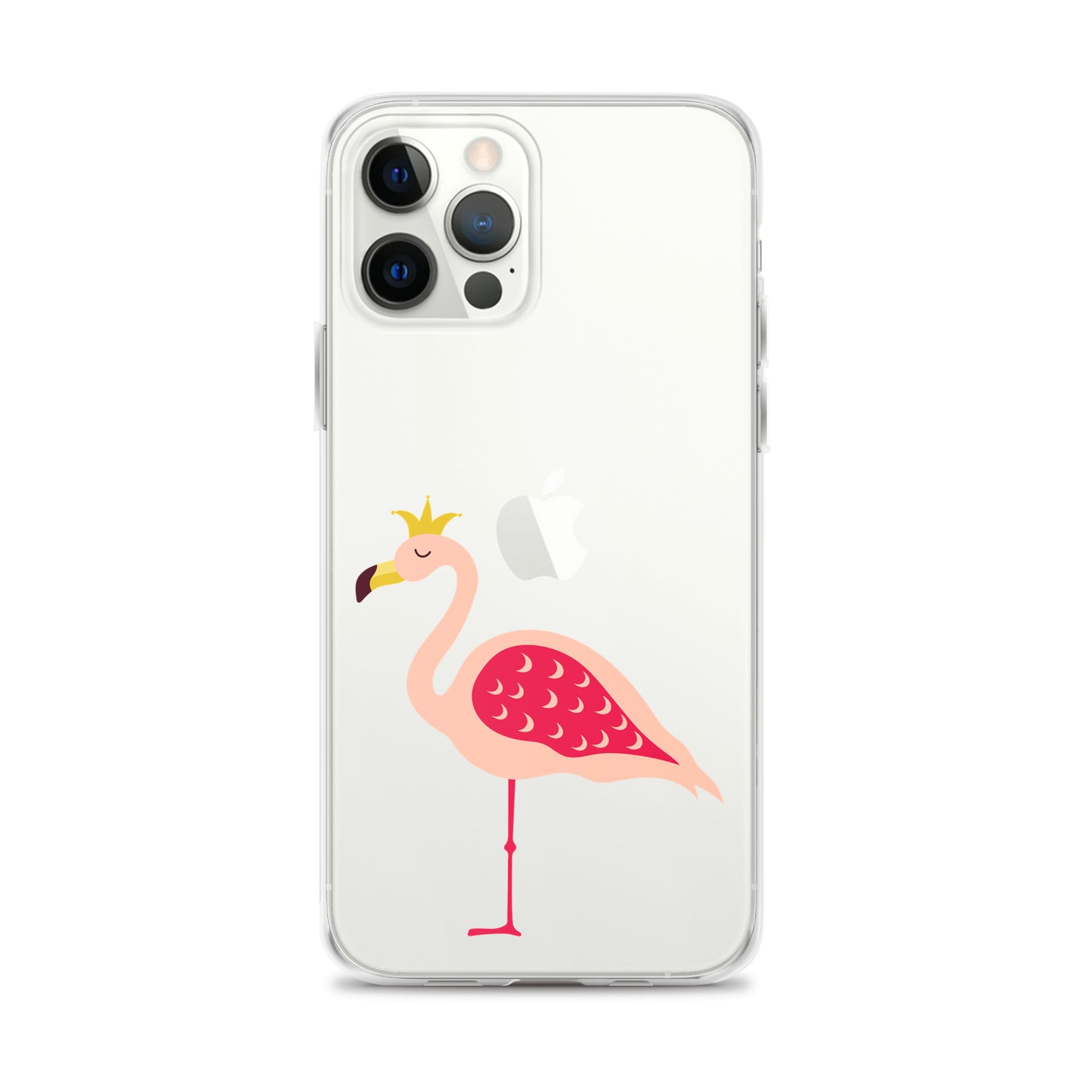 Clear Case for iPhone® Queen Flamingo