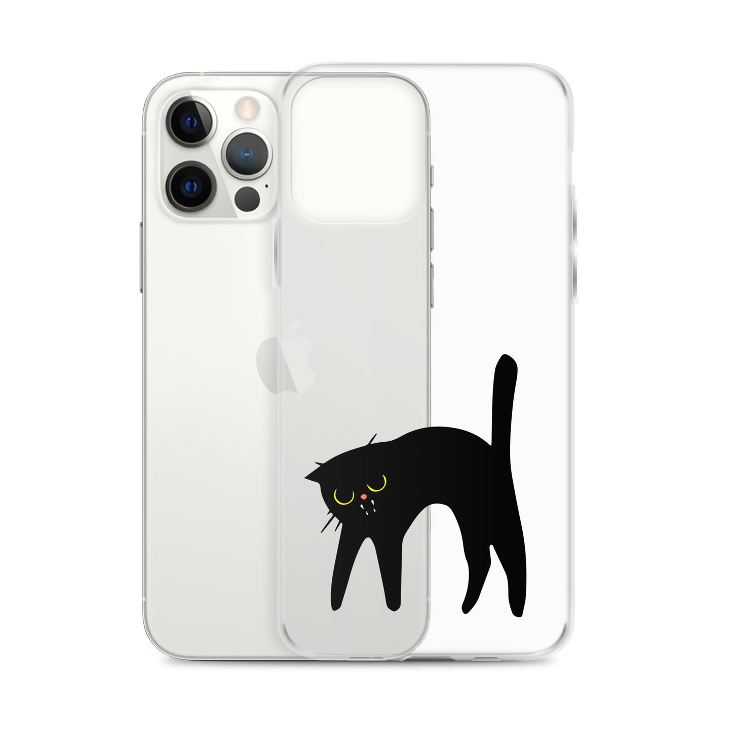 Clear Case for iPhone® Mad Cat