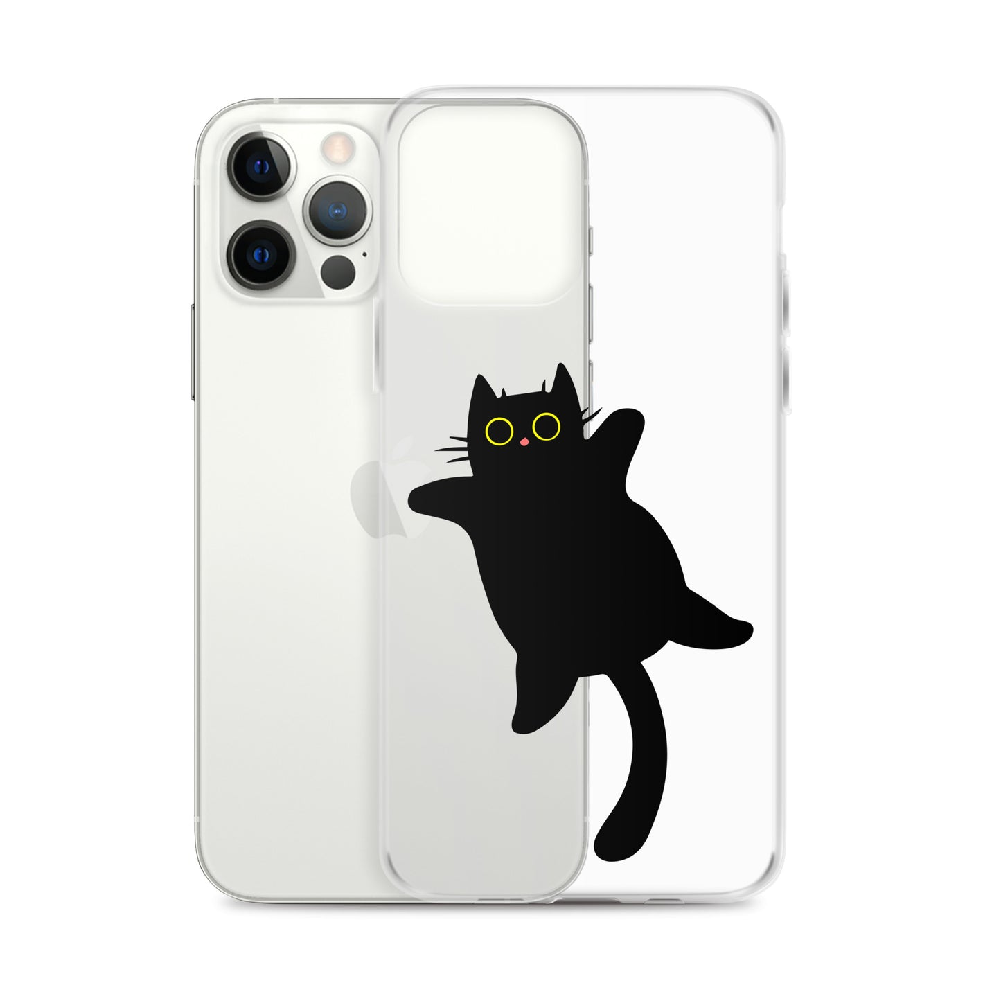 Clear Case for iPhone® Cat Belly Rub