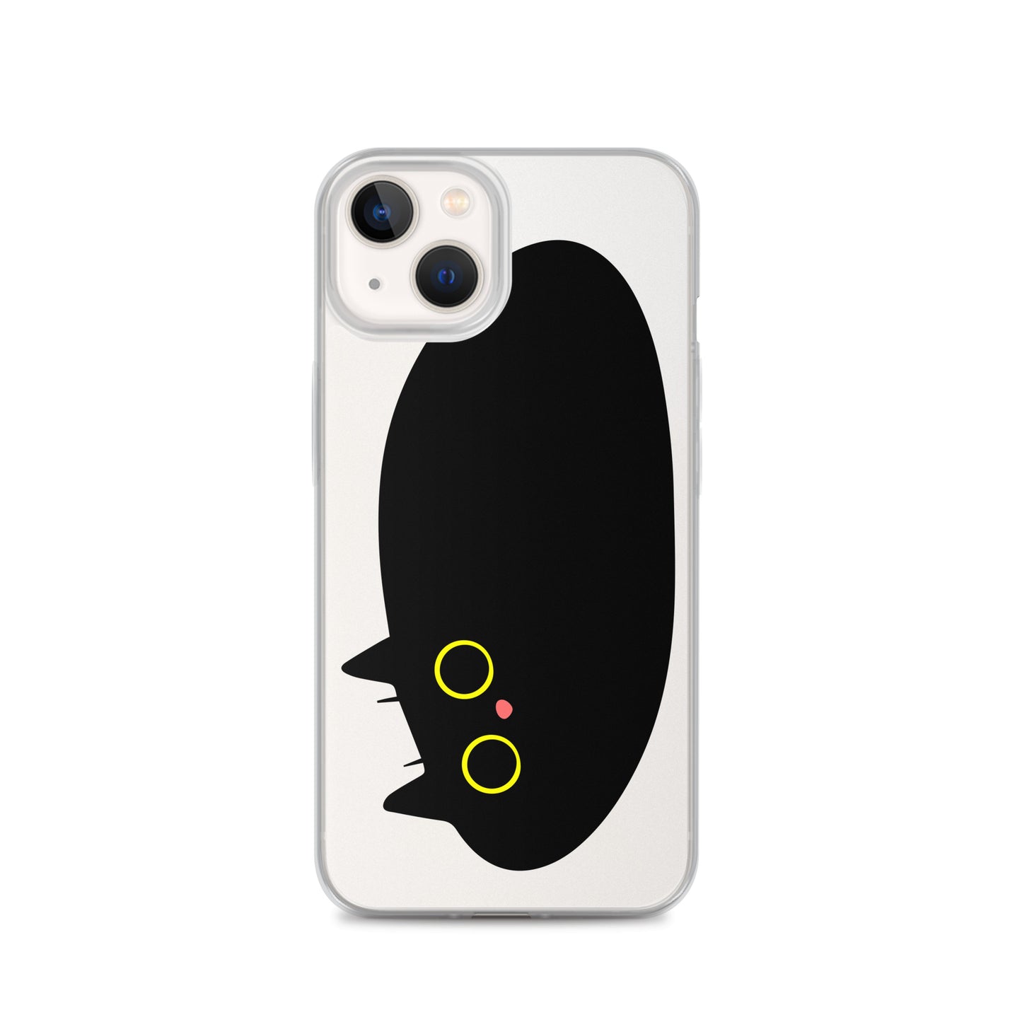 Clear Case for iPhone® Cat Puddle