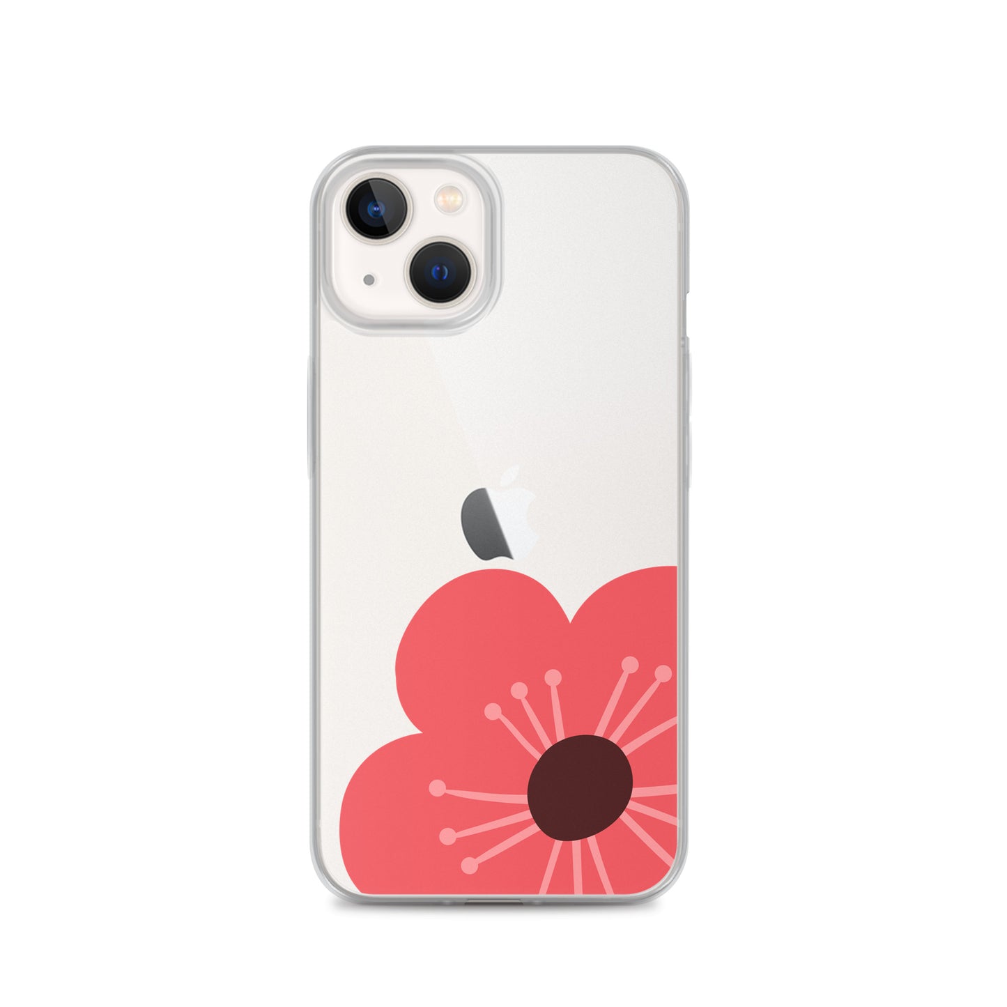 Clear Case for iPhone® Flower