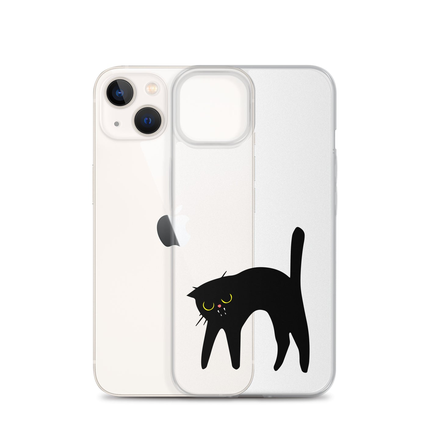 Clear Case for iPhone® Mad Cat