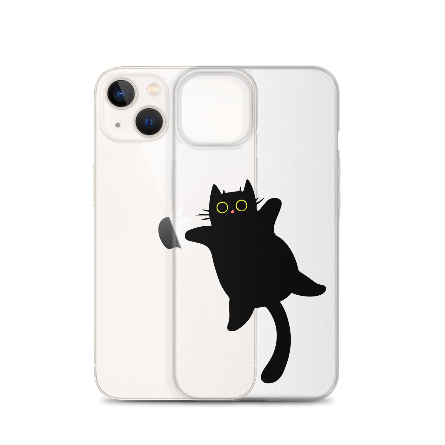 Clear Case for iPhone® Cat Belly Rub