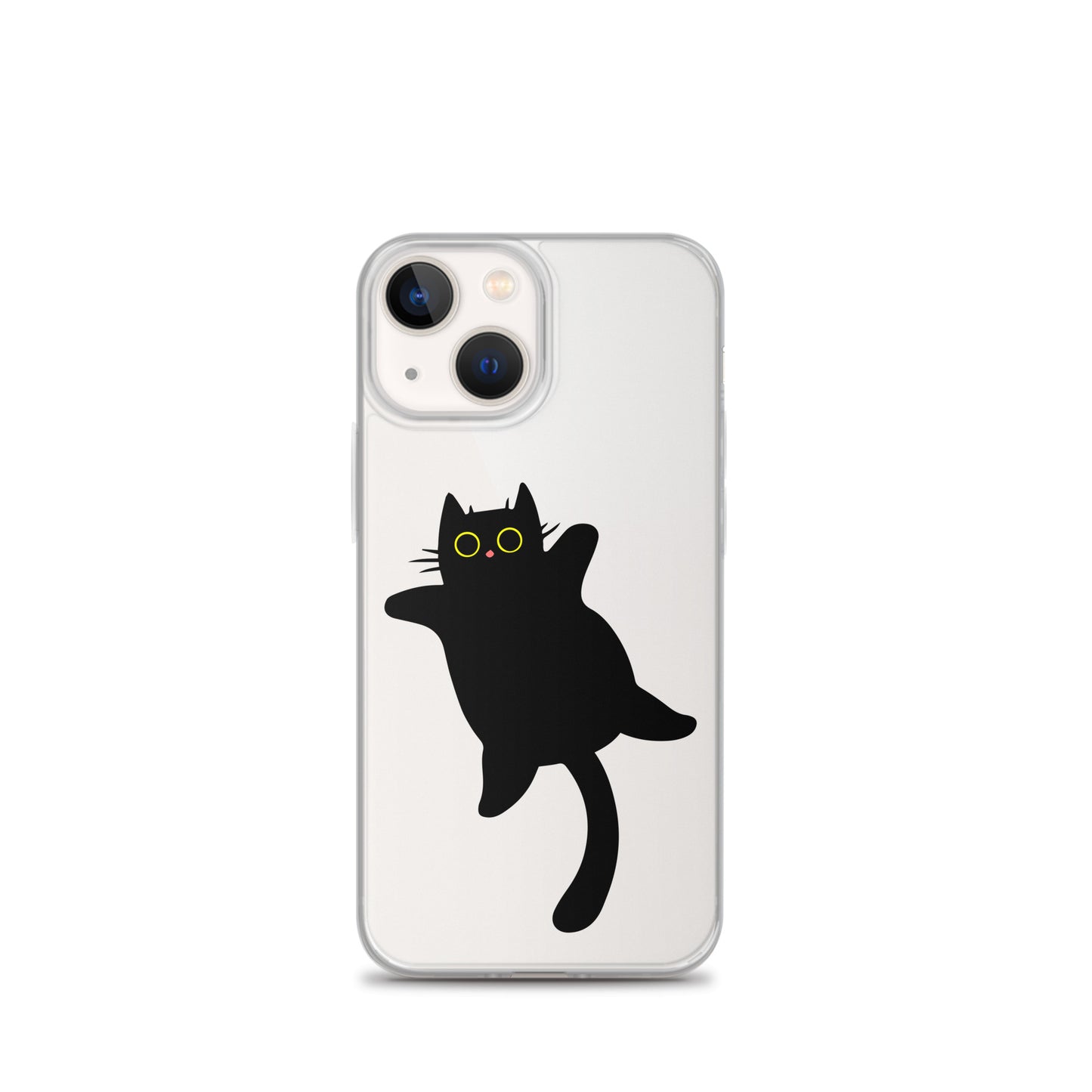 Clear Case for iPhone® Cat Belly Rub