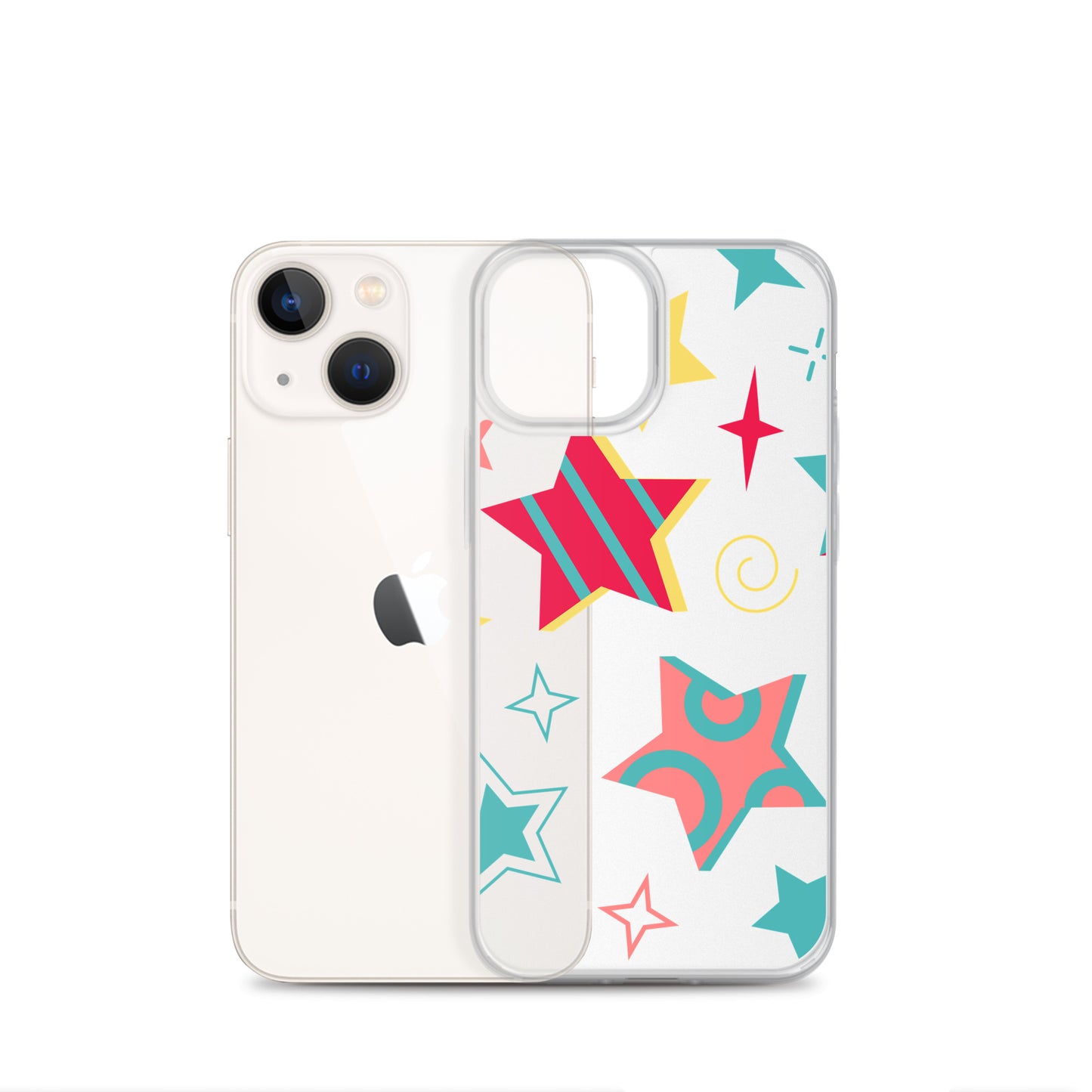 Clear Case for iPhone® 90's Stars