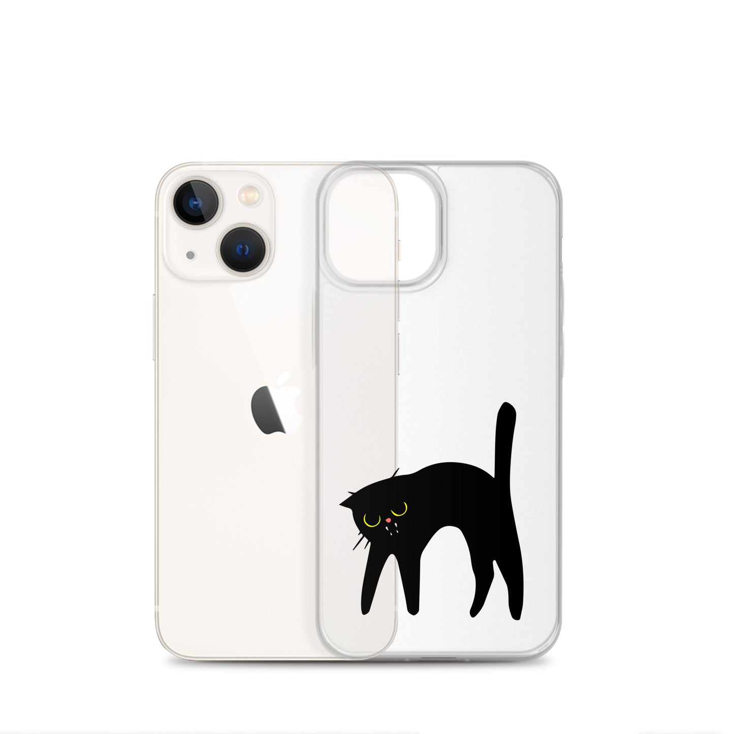 Clear Case for iPhone® Mad Cat