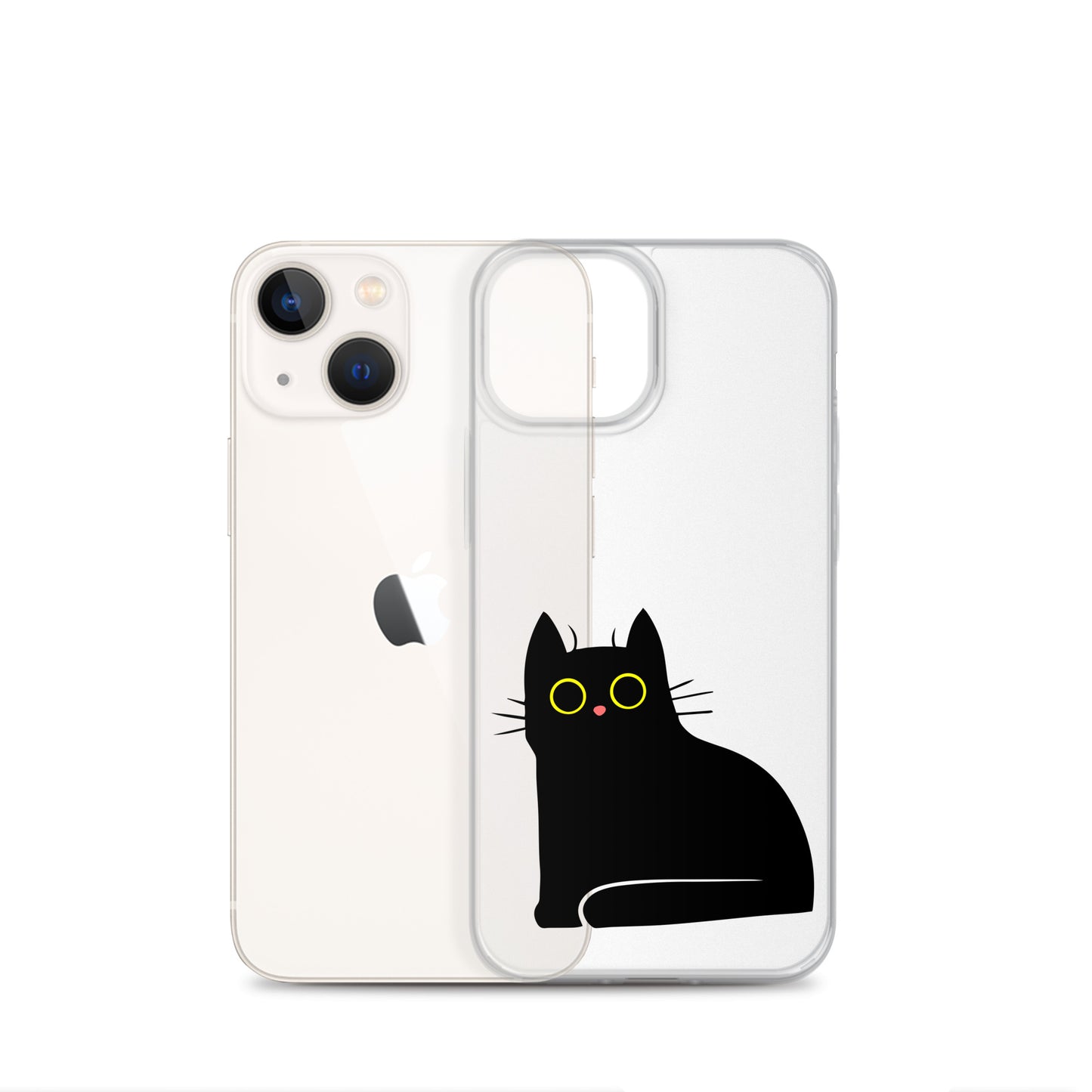 Clear Case for iPhone® Cat Sit