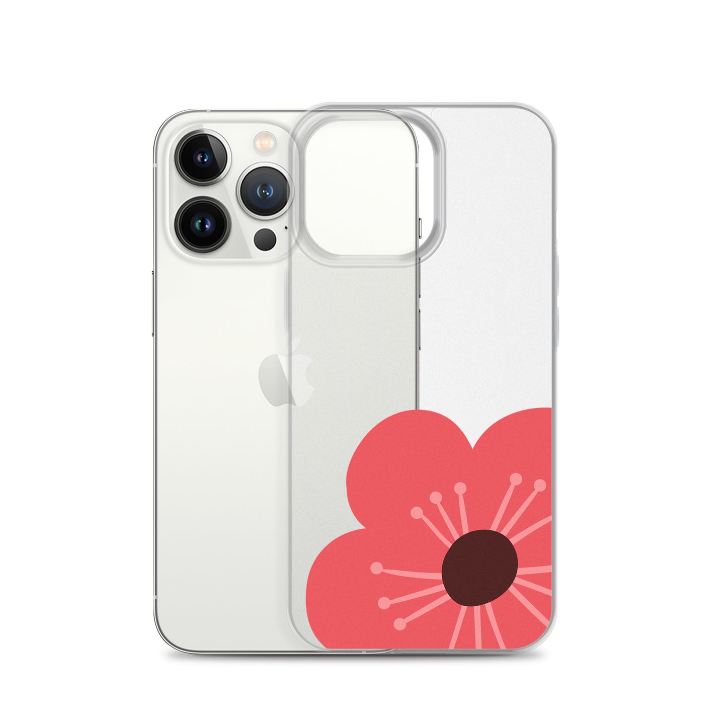 Clear Case for iPhone® Flower