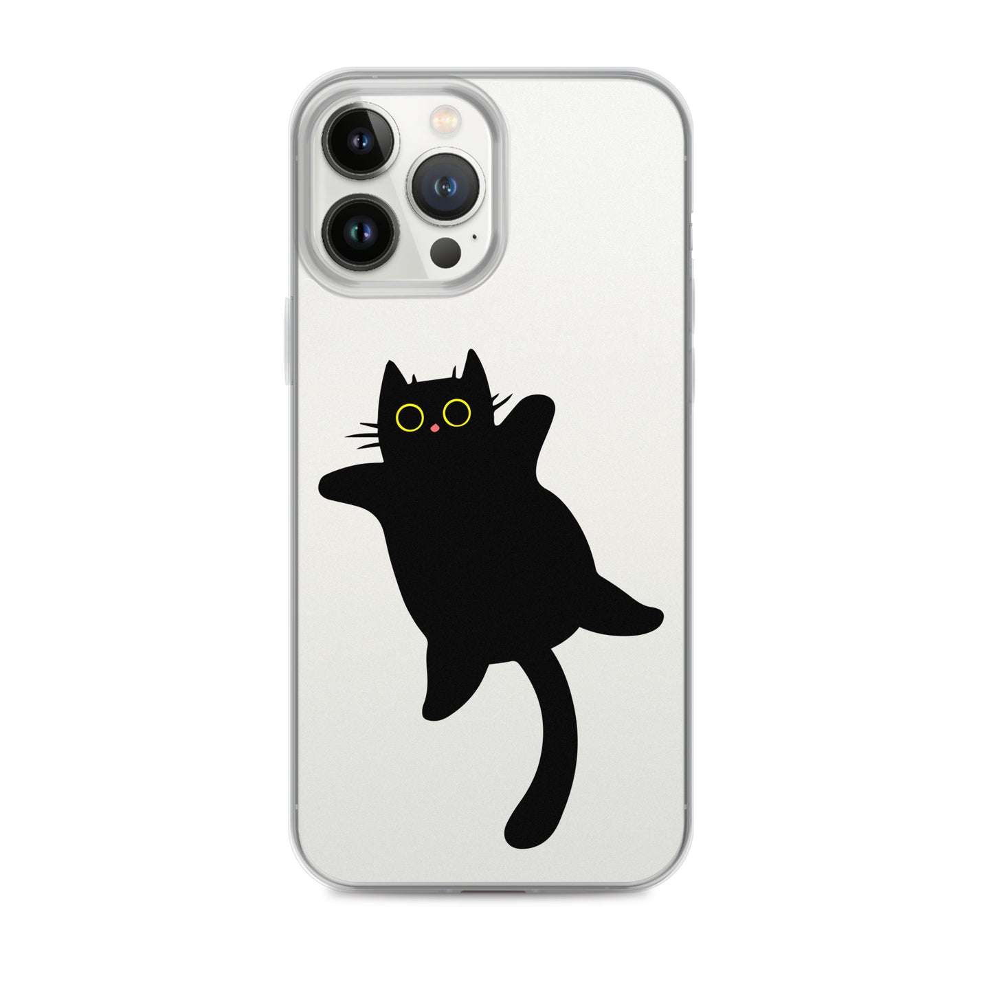 Clear Case for iPhone® Cat Belly Rub