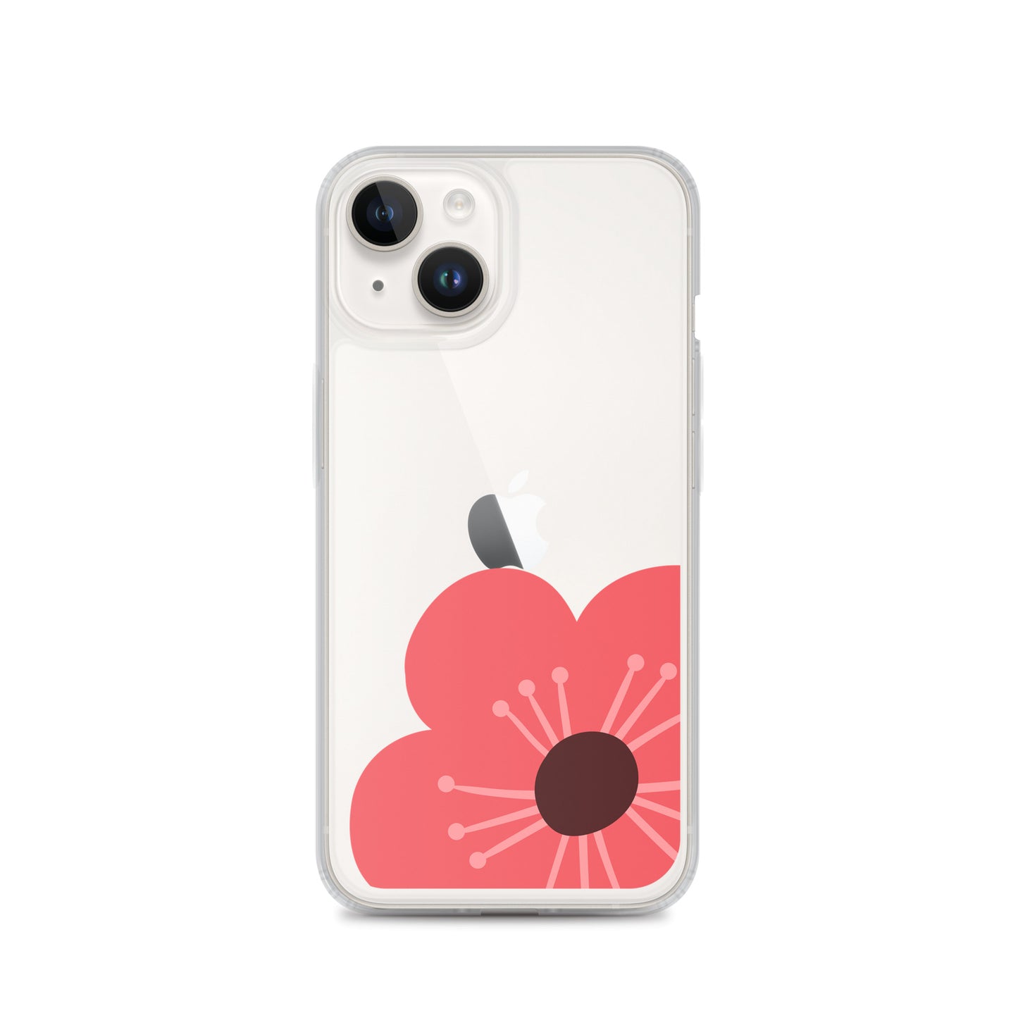 Clear Case for iPhone® Flower