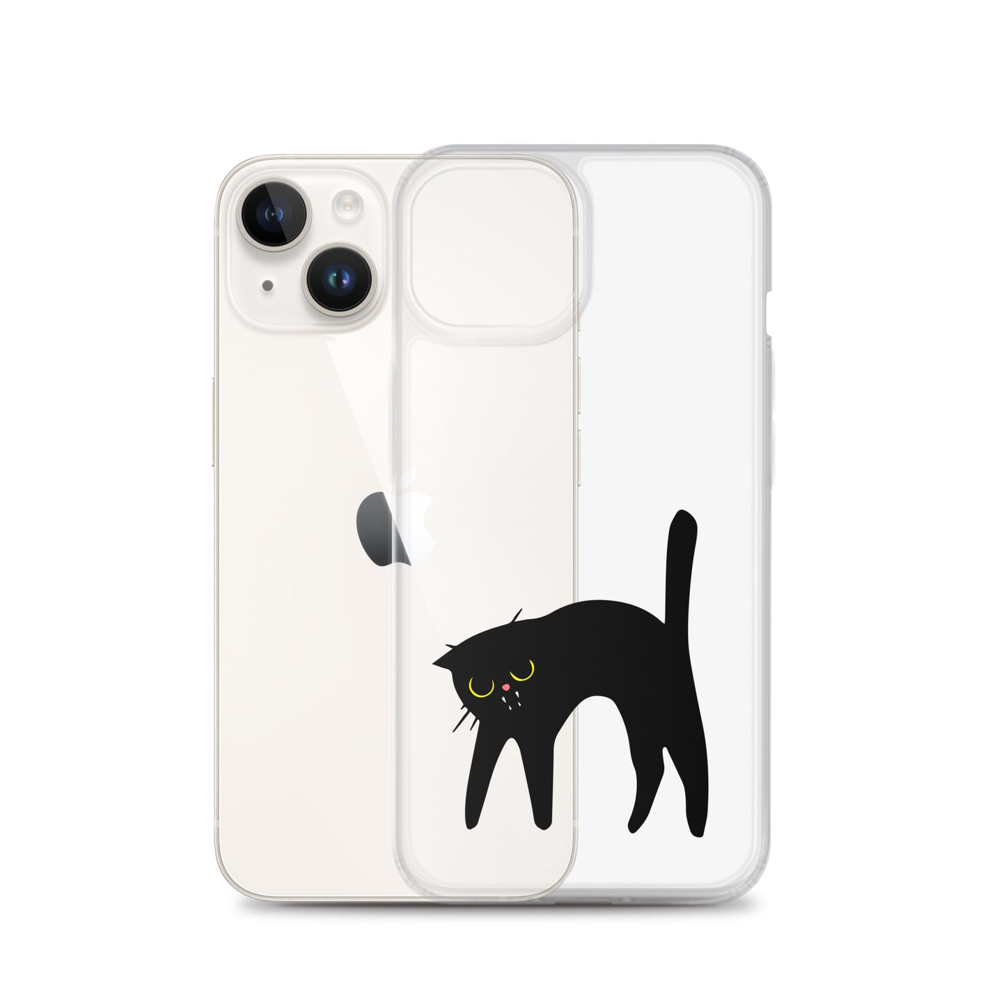 Clear Case for iPhone® Mad Cat