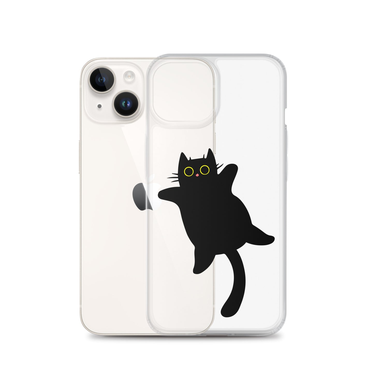 Clear Case for iPhone® Cat Belly Rub