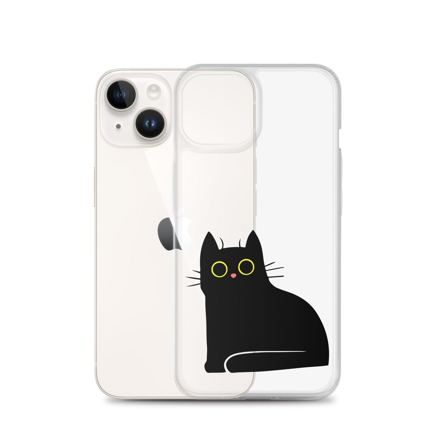 Clear Case for iPhone® Cat Sit