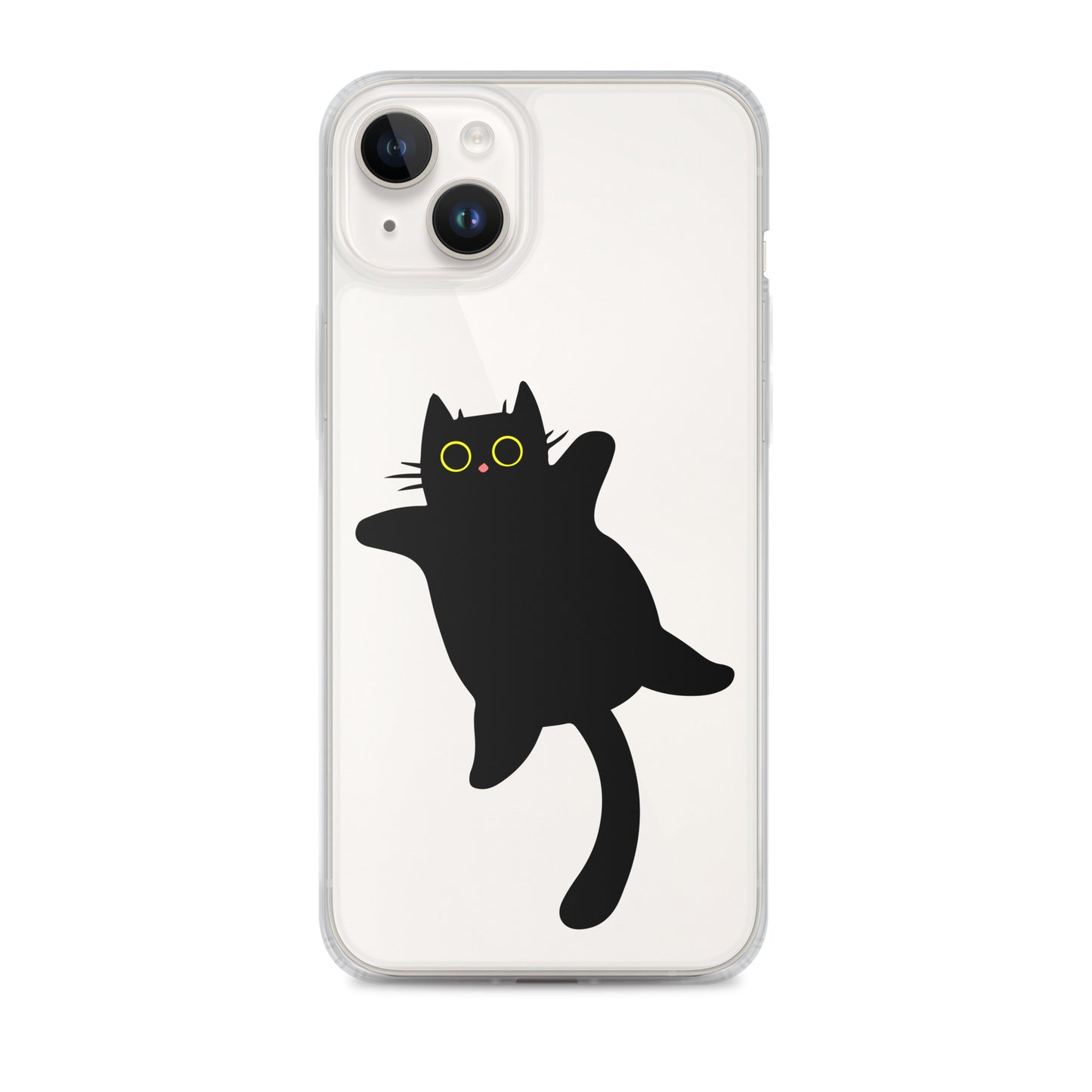 Clear Case for iPhone® Cat Belly Rub