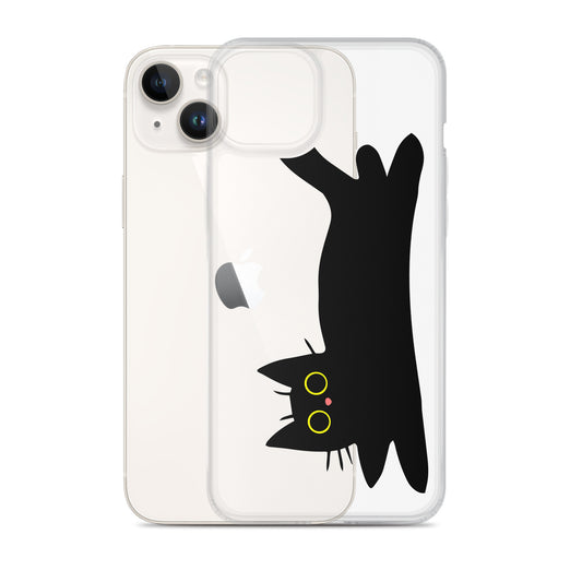 Clear Case for iPhone® Black Cat