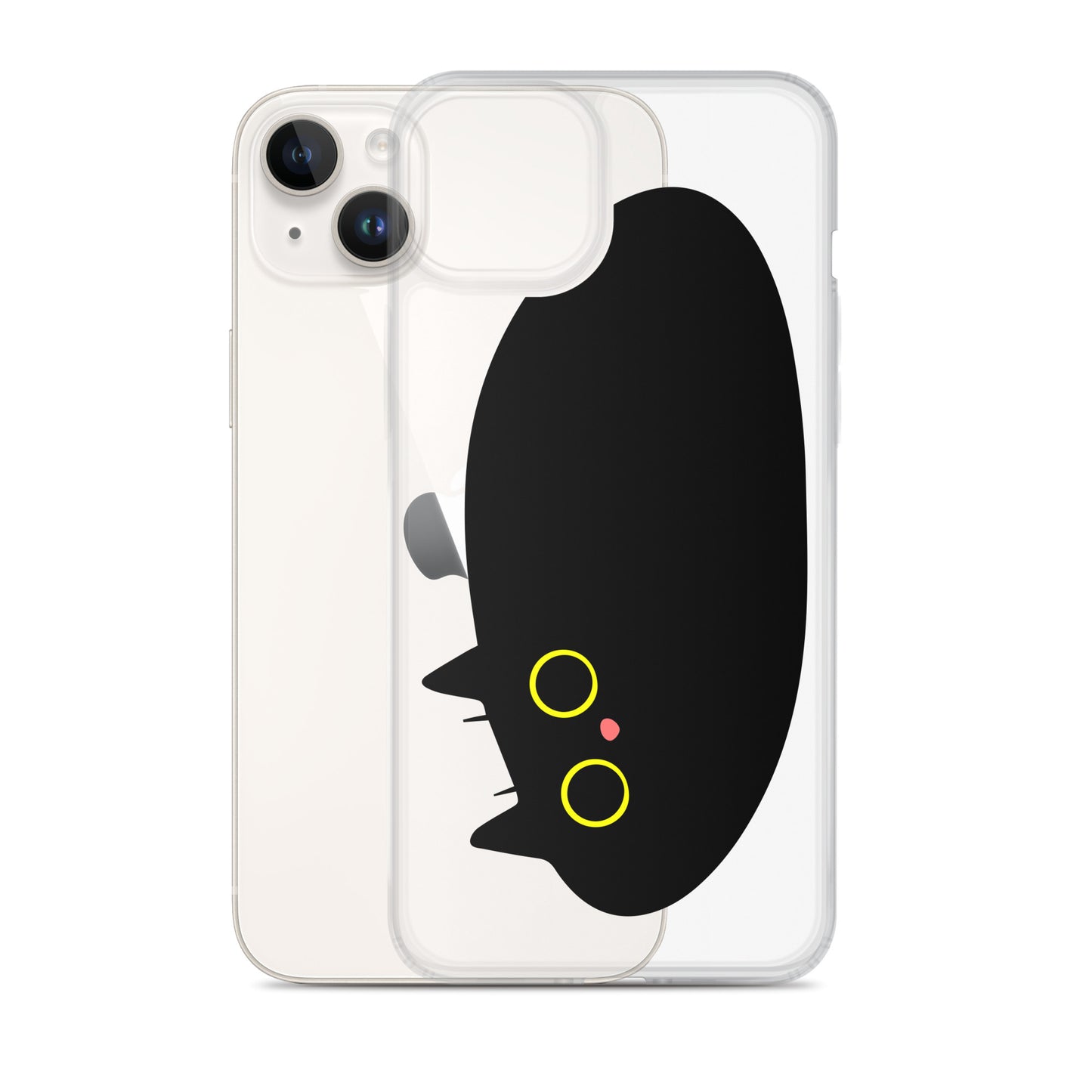 Clear Case for iPhone® Cat Puddle