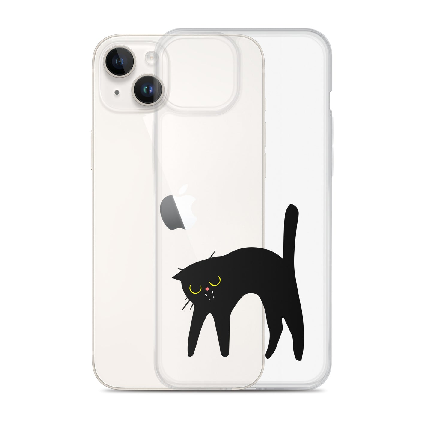 Clear Case for iPhone® Mad Cat