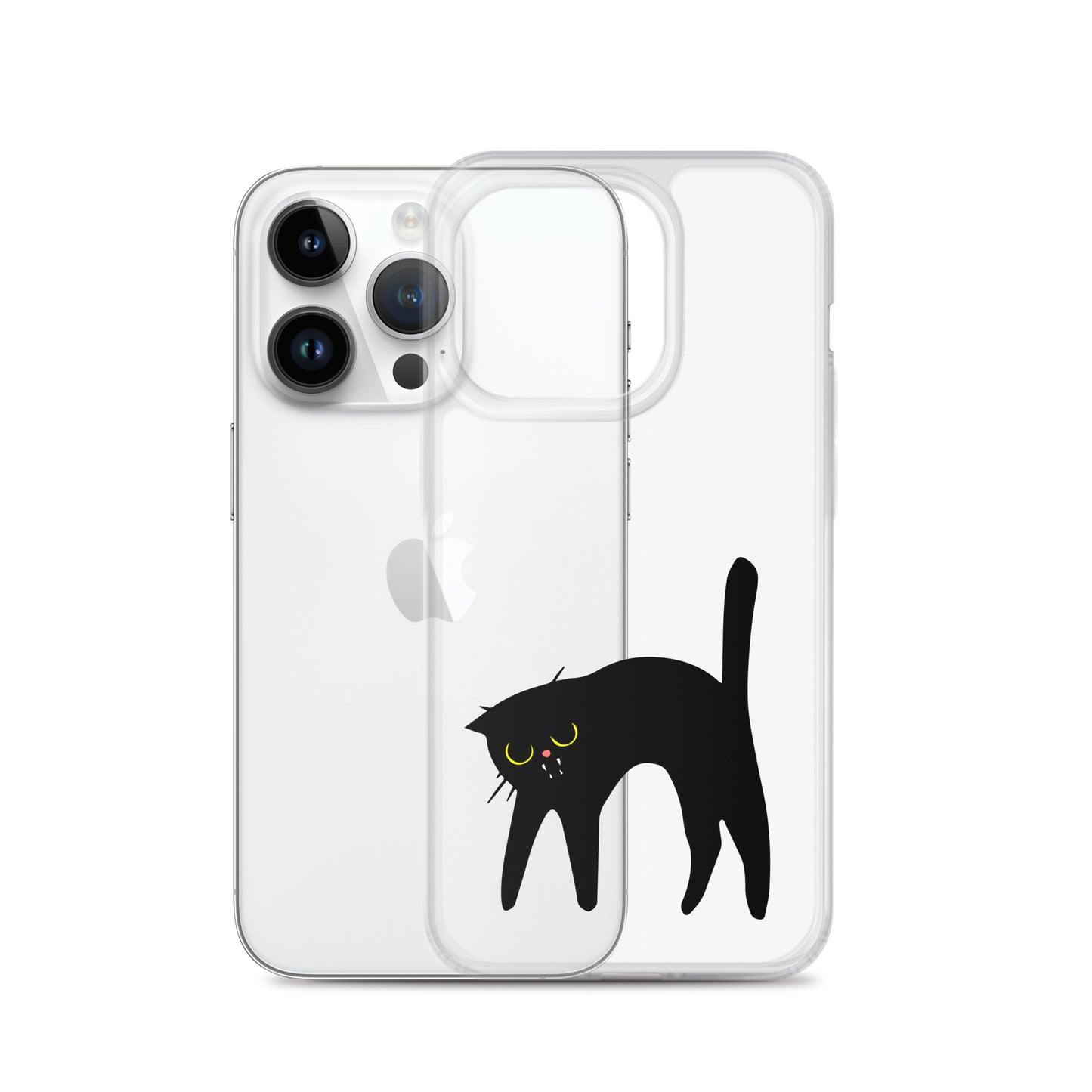 Clear Case for iPhone® Mad Cat