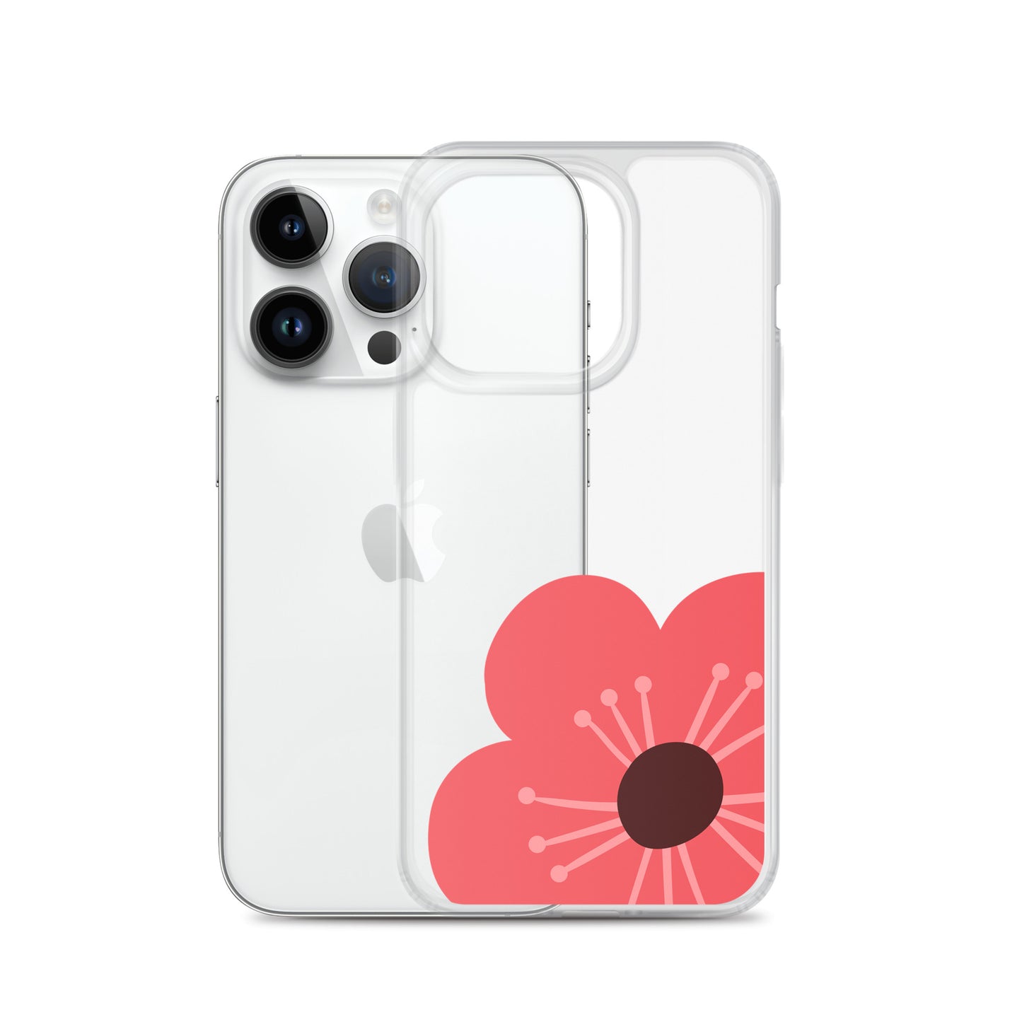 Clear Case for iPhone® Flower