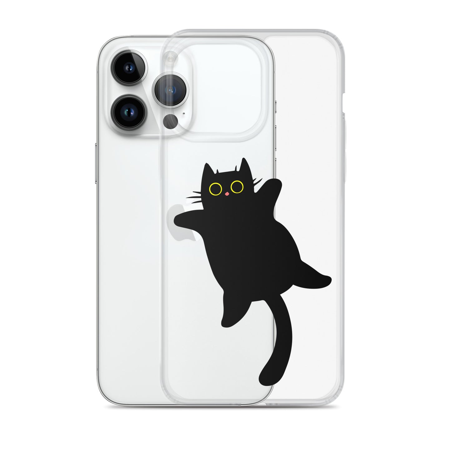 Clear Case for iPhone® Cat Belly Rub