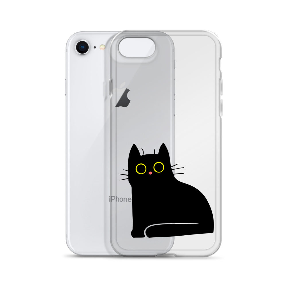 Clear Case for iPhone® Cat Sit