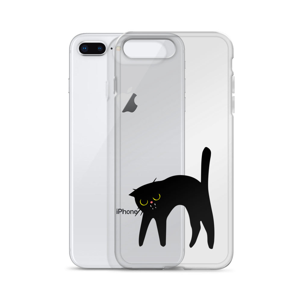 Clear Case for iPhone® Mad Cat